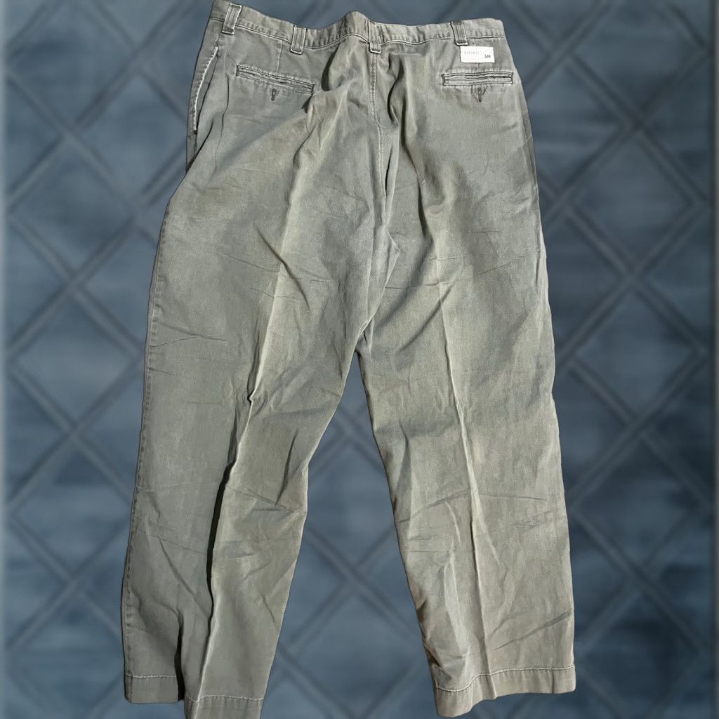 Lee VINTAGE Lee Chino Pants Men 42x32 Green Regular Straight Workwear Size US 42 / EU 58 - 1 Thumbnail