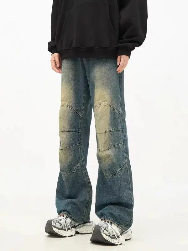 VIBE Vintage washed and frayed street hip hop Y2K jeans Size US 34 / EU 50 - 4 Thumbnail