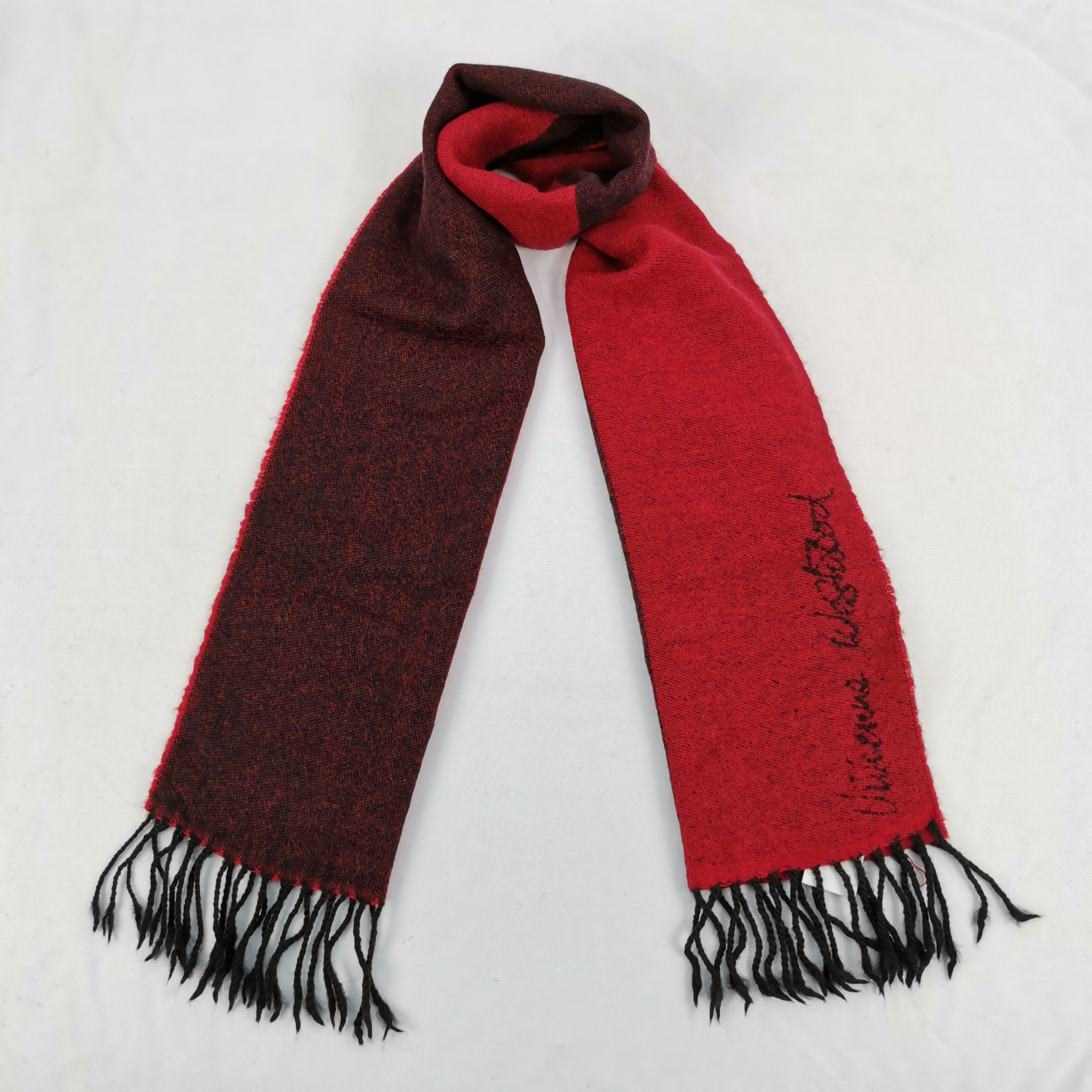 Vintage × Vivienne Westwood Vintage VIVIENNE WESTWOOD Orbs Scarf Muffler Wool Scarves Size ONE SIZE - 1 Thumbnail