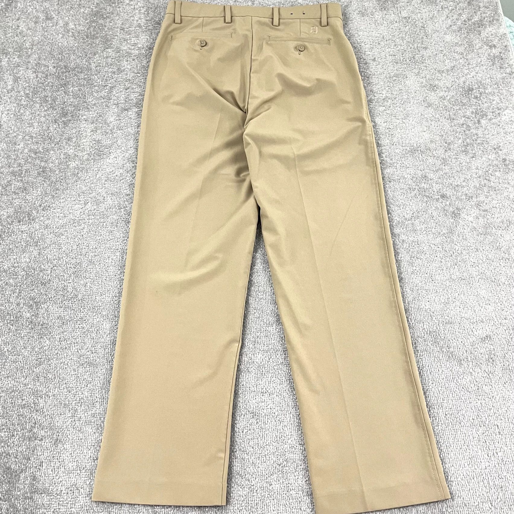 Footjoy FootJoy Pants Mens 32 x 32 Straight Leg Brown Golf Performance Trousers Pleated Size US 32 / EU 48 - 7 Thumbnail