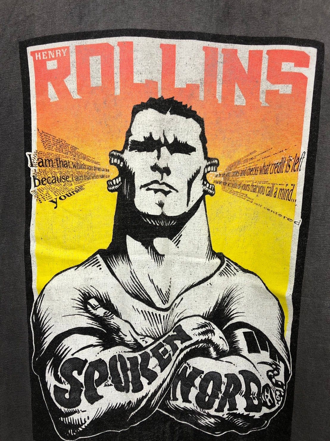Vintage Vintage 90's HENRY ROLLINS Think Tank Spoken Words BN Size US L / EU 52-54 / 3 - 5 Thumbnail