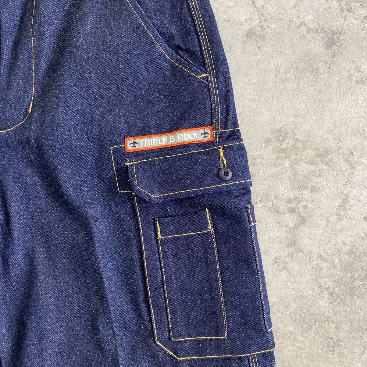Triple 5 Soul VTG Y2K Triple 5 Soul Convertible Cargo Baggy Jeans Size US 30 / EU 46 - 7 Thumbnail