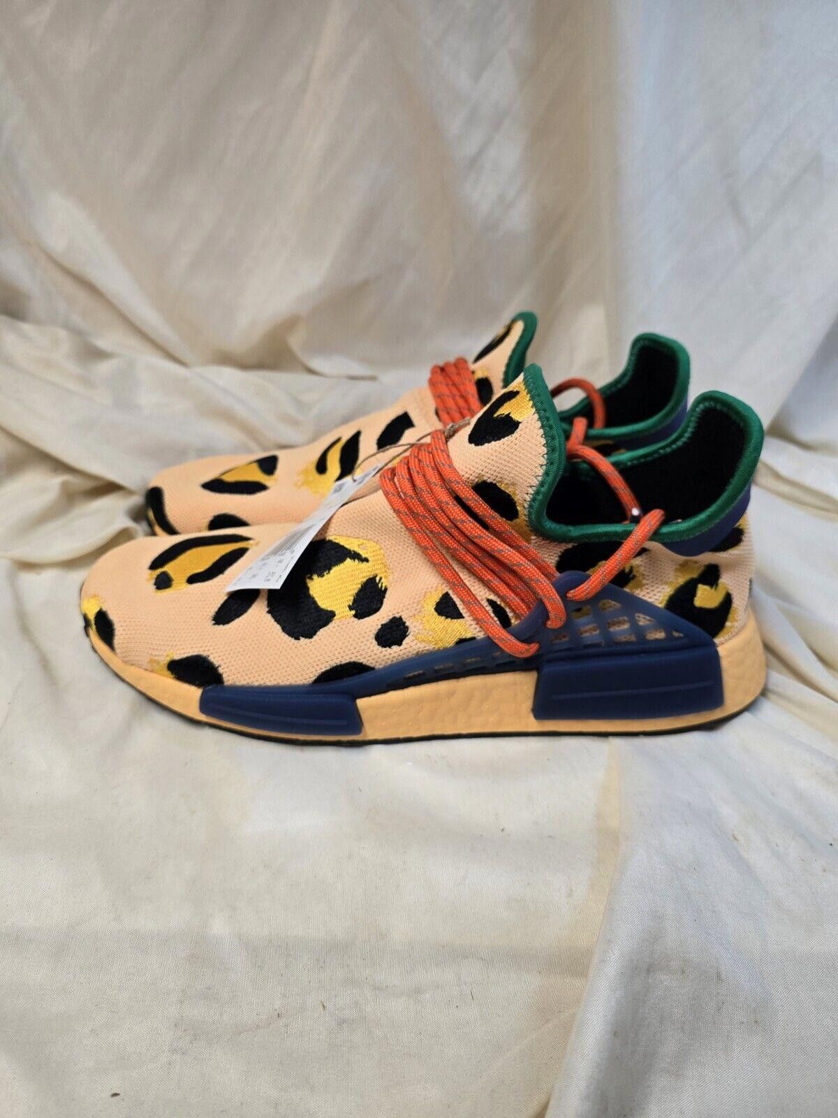 Adidas adidas Sz 10 PHARRELL WILLIAMS HU NMD ANIMAL PRINT HP3221 Size US 10 / EU 43 - 1 Thumbnail