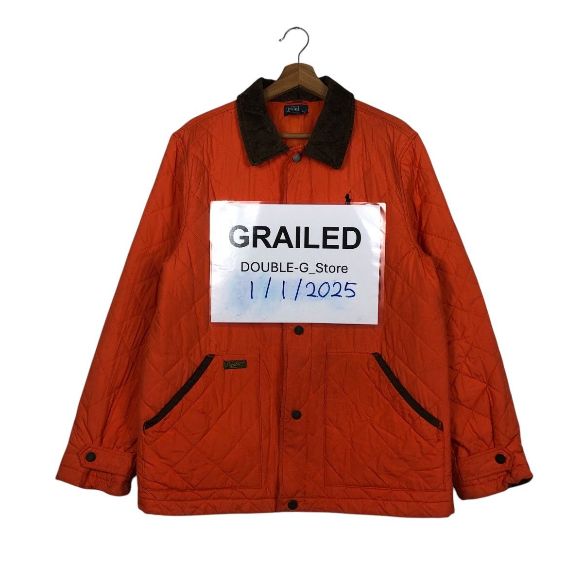 Polo Ralph Lauren Vintage Chore Button Jacket Polo Ralph Lauren Quilted Style Size US XL / EU 56 / 4 - 1 Thumbnail
