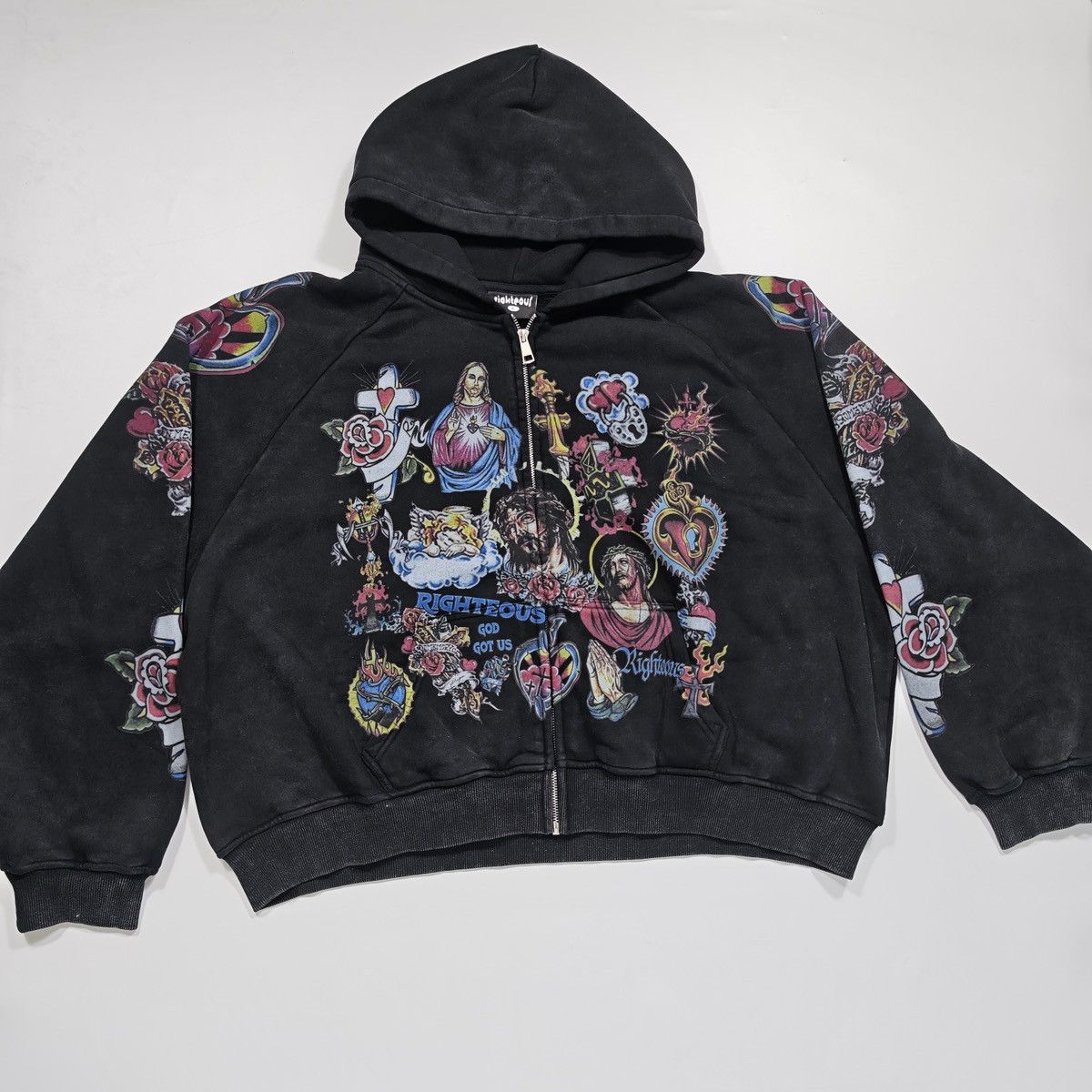 Other We Are Righteous Risen King Hoodie Black | Grailed
