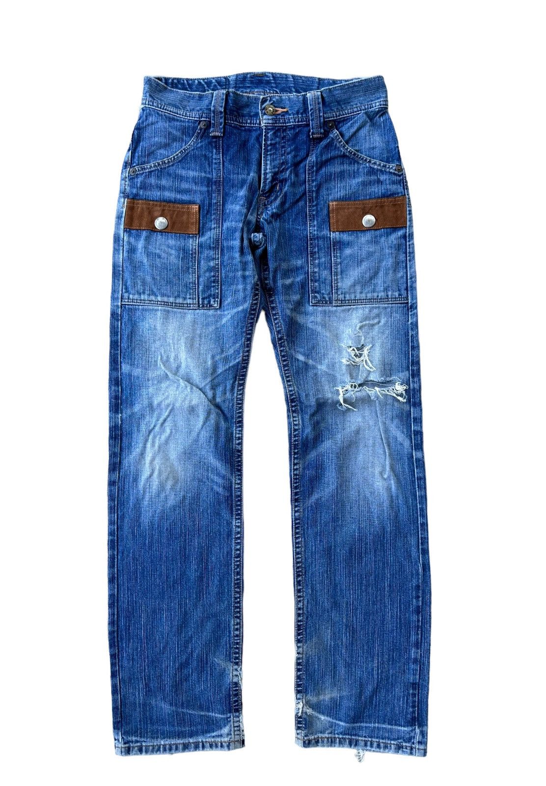Edwin Vintage Edwind blue denim jeans Size US 31 - 2 Thumbnail