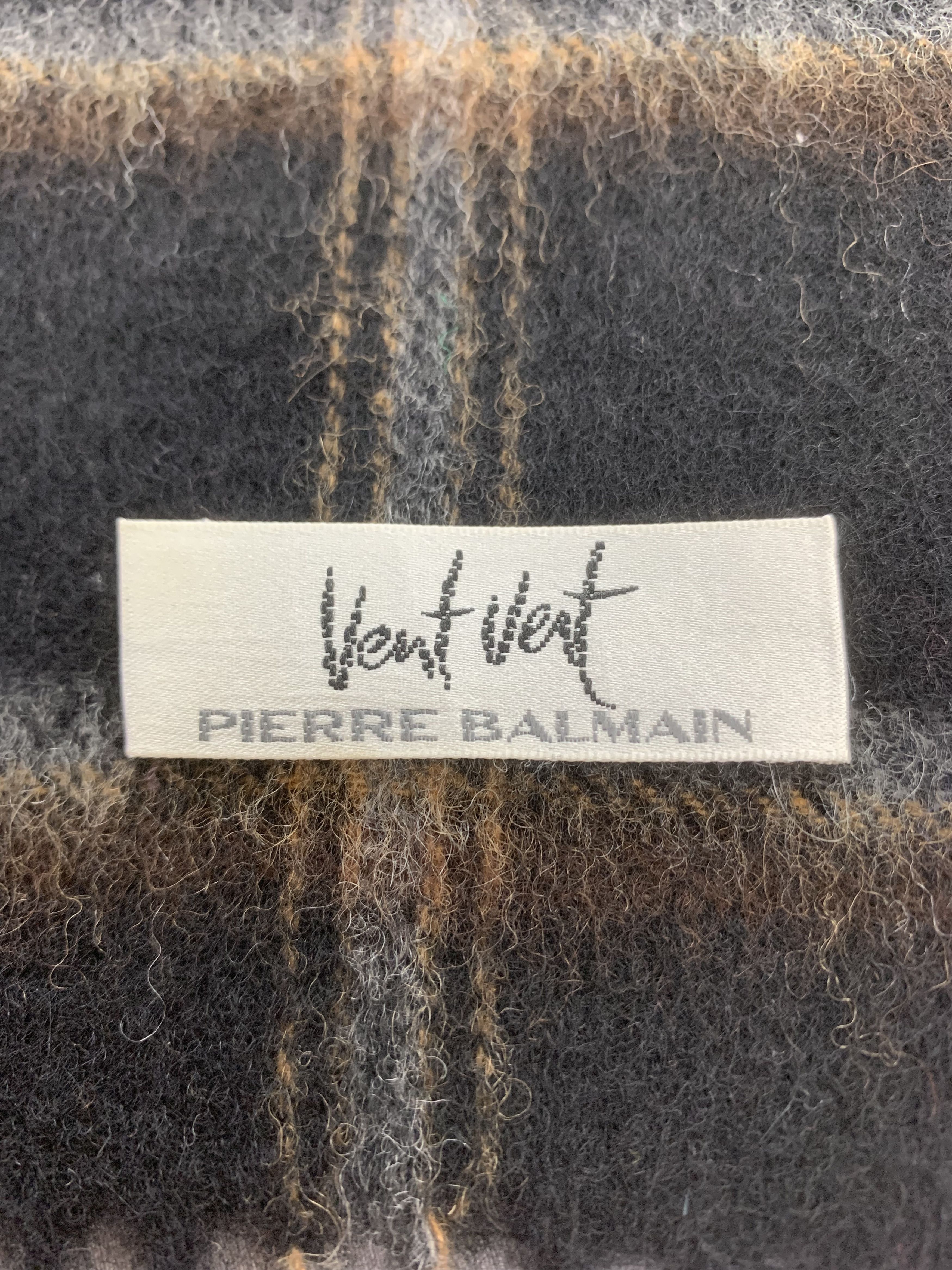 Pierre Balmain Pierre Balmain Scarf Wool Muffler Neck Wrap BL2122 Size ONE SIZE - 4 Thumbnail