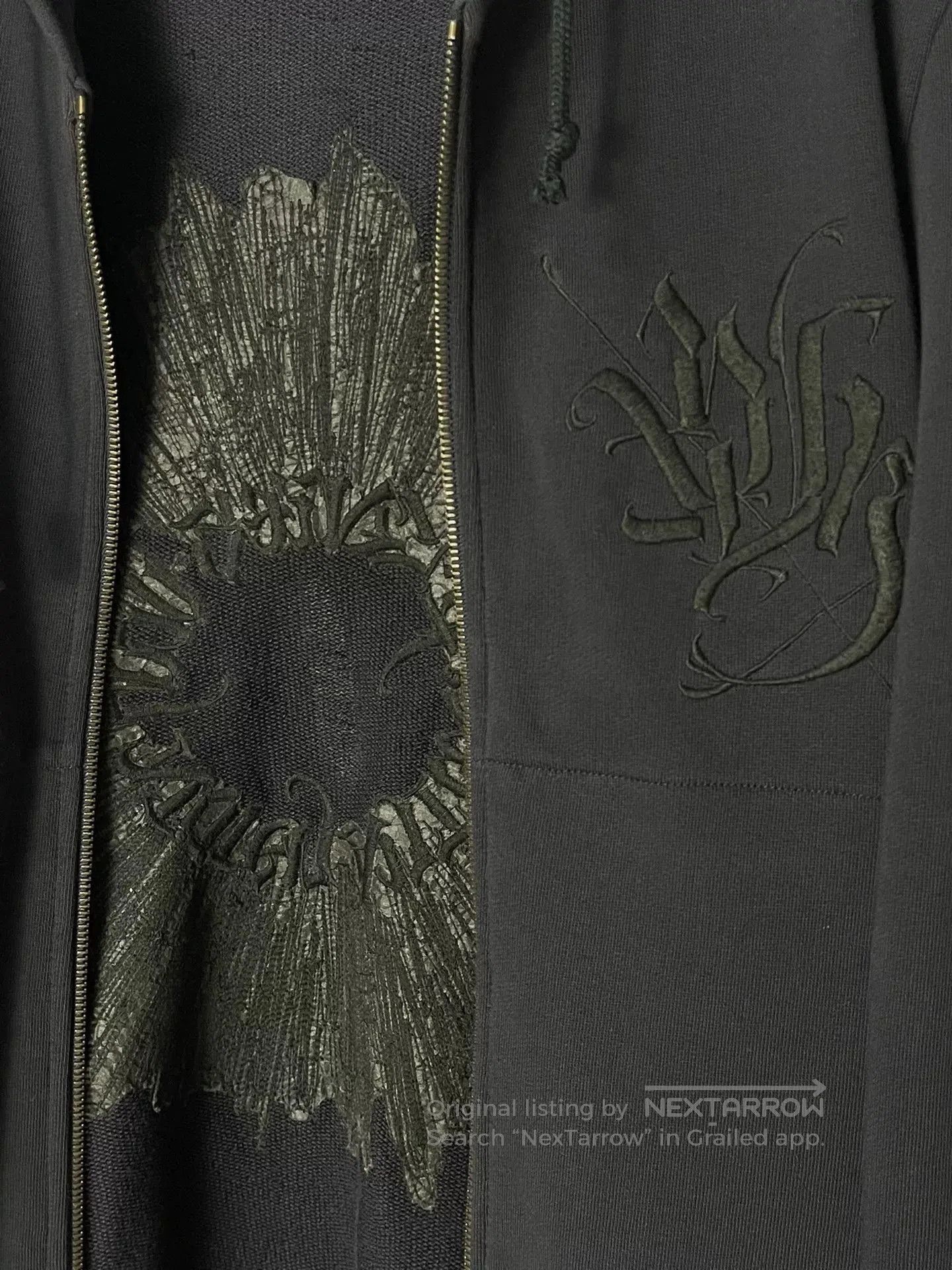 Dries Van Noten Dries Van Noten Black Zip Sweatshirt Jacket. Size S / US 4 / IT 40 - 7 Thumbnail