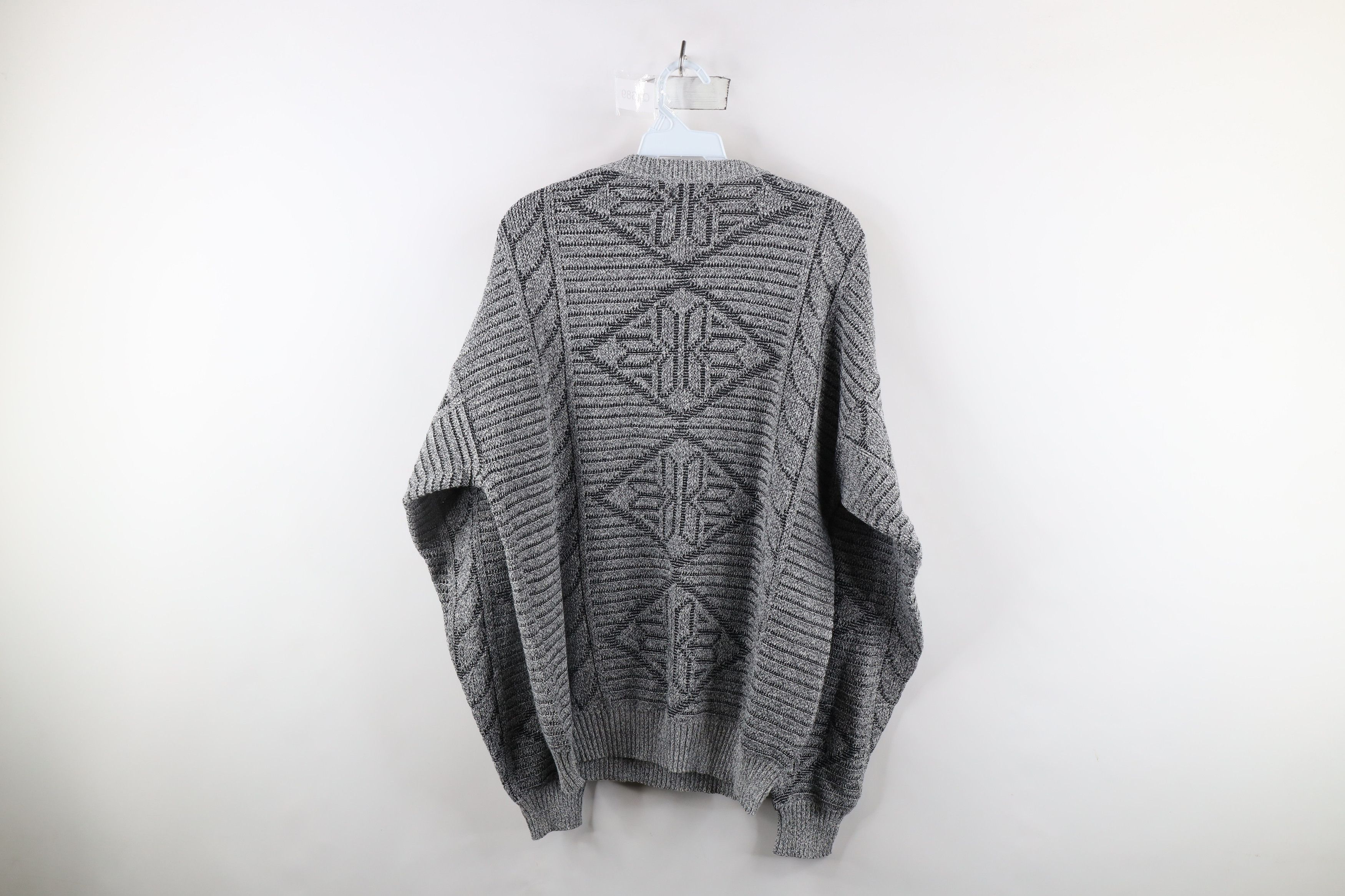 Vintage Vintage 90s Coogi Style Wool Blend Knit Geometric Sweater Size US L / EU 52-54 / 3 - 6 Thumbnail