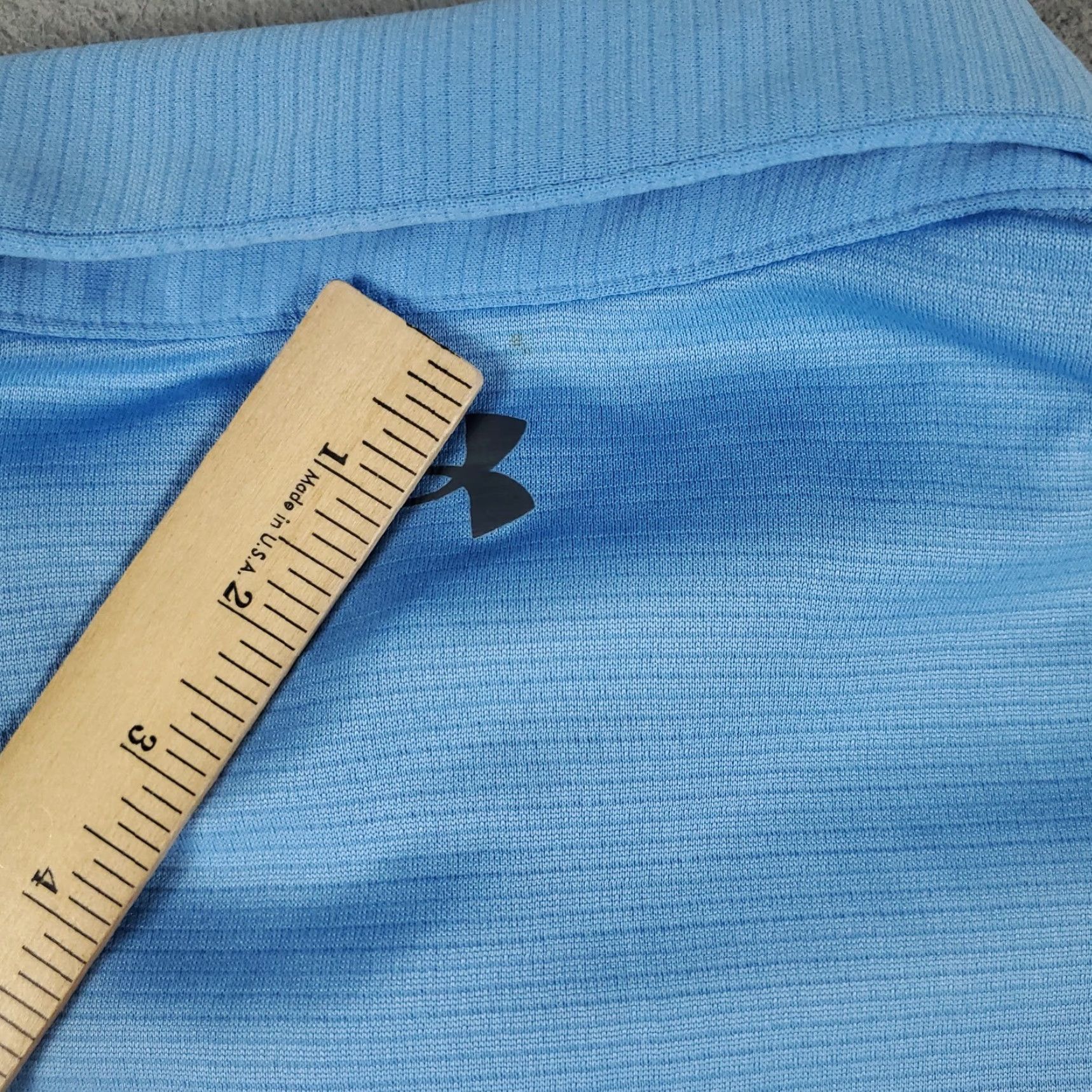 Under Armour Under Armour Shirt Mens Size 2XL Blue Golf Casual Short Sleeve Polo Size US XXL / EU 58 / 5 - 5 Thumbnail