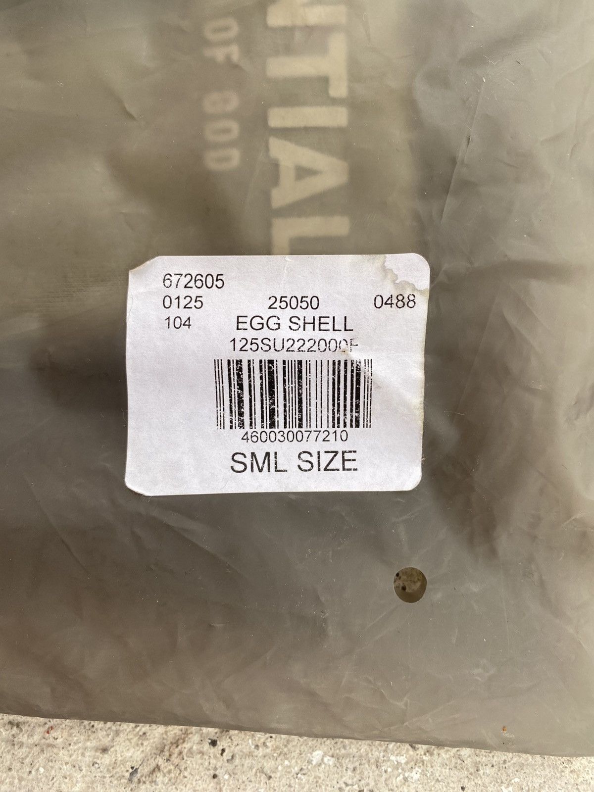 Essentials × Fear of God Fear Of God Essentials T-Shirt Egg Shell (FW22) Size US M / EU 48-50 / 2 - 11 Thumbnail