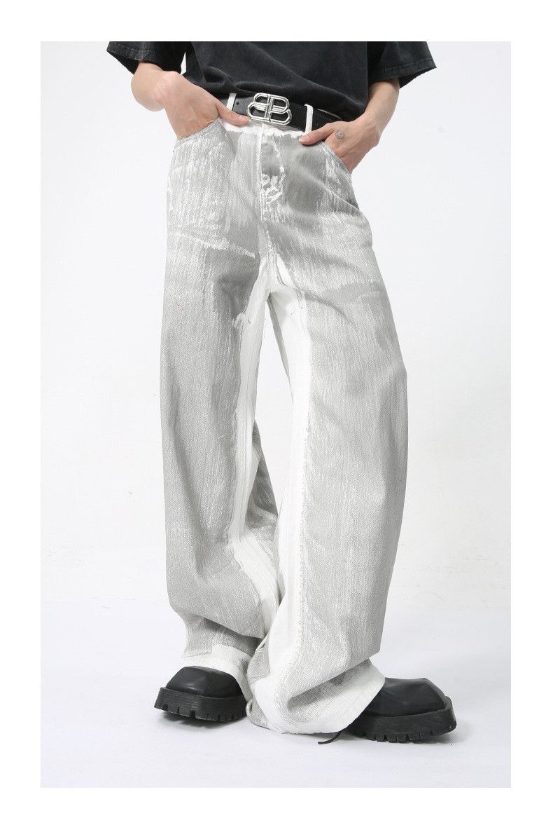 Japanese Brand × Jean Street trend tie-dye jeans casual Size US 32 / EU 48 - 2 Thumbnail