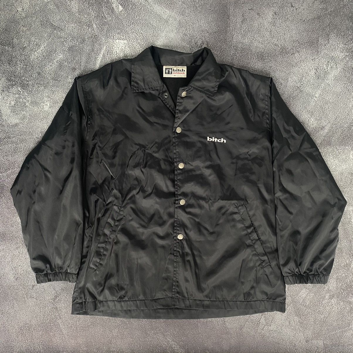 Sex Skateboards 💰BINDING OFFER💰 Vintage 90s Bitch Skateboards Coach Jacket Size US M / EU 48-50 / 2 - 2 Thumbnail