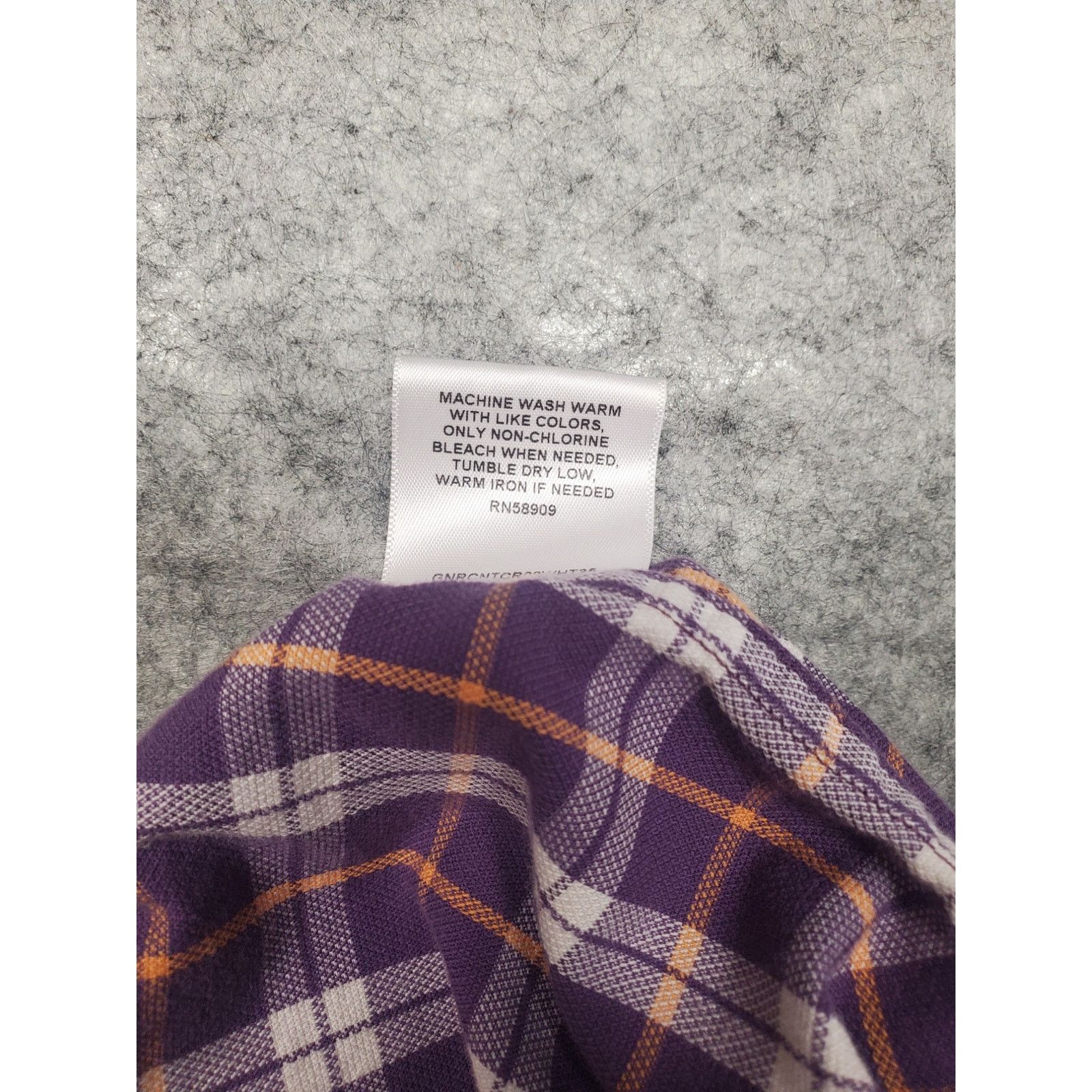 Cremieux Cremieux Classics Men's Large Purple Plaid Button Down Shirt Size US L / EU 52-54 / 3 - 5 Thumbnail