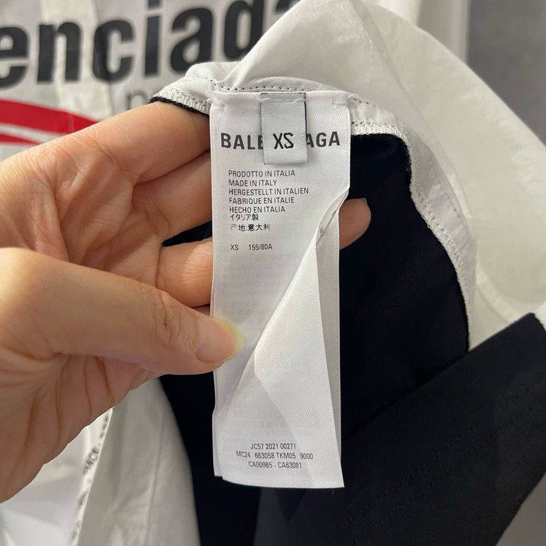 Balenciaga Balenciaga Fake two shirts with long sleeves 2502-Nextarrow Size US XS / EU 42 / 0 - 4 Thumbnail