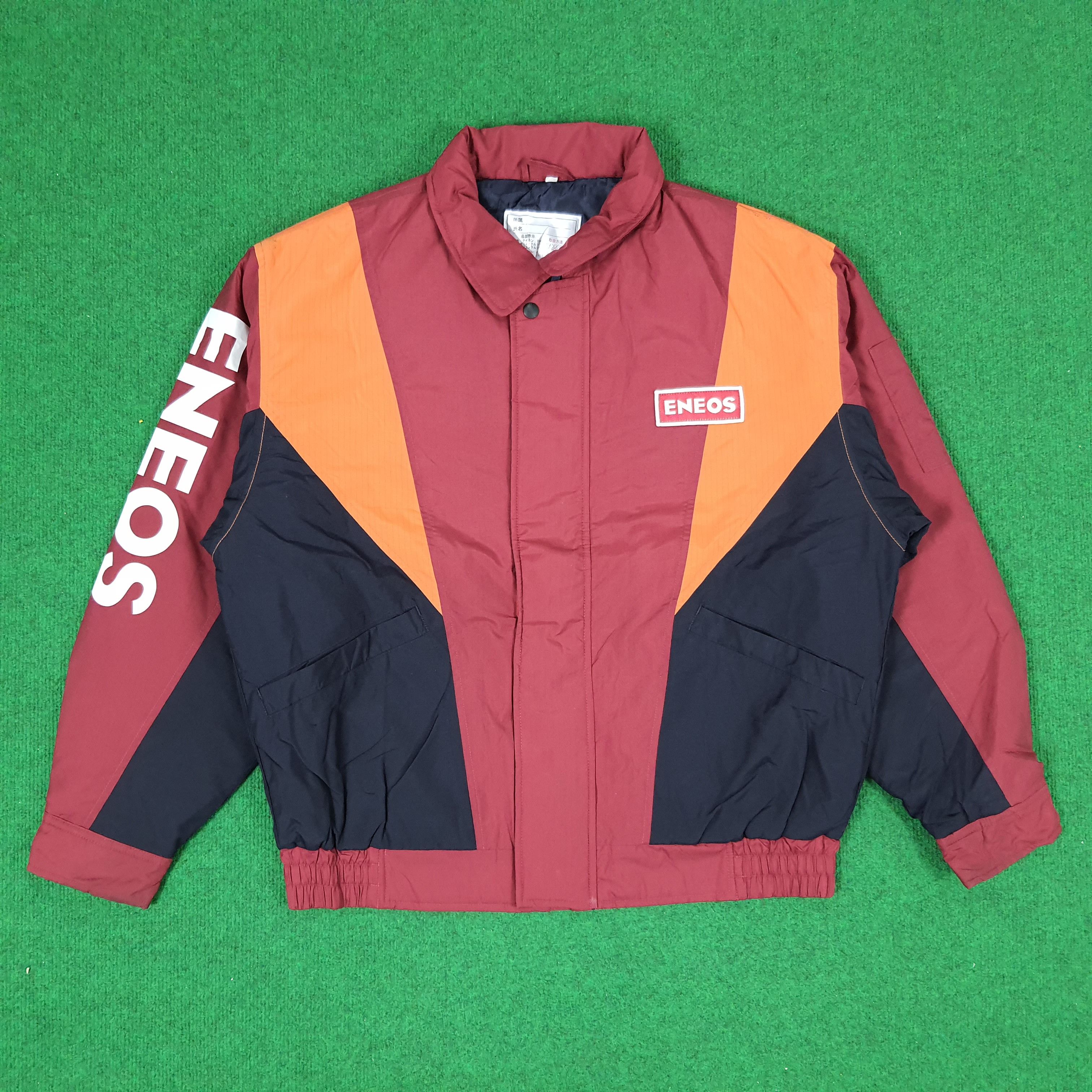 Japanese Brand × Vintage Vintage ENEOS Motorsports Oil Japanese Brand Jacket Size US XL / EU 56 / 4 - 1 Thumbnail