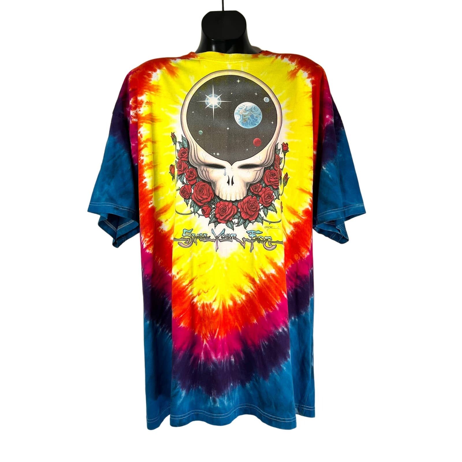 Vintage Vintage Grateful Dead Space Your Face Graphic Tie Dye Shirt Size US XXL / EU 58 / 5 - 1 Thumbnail