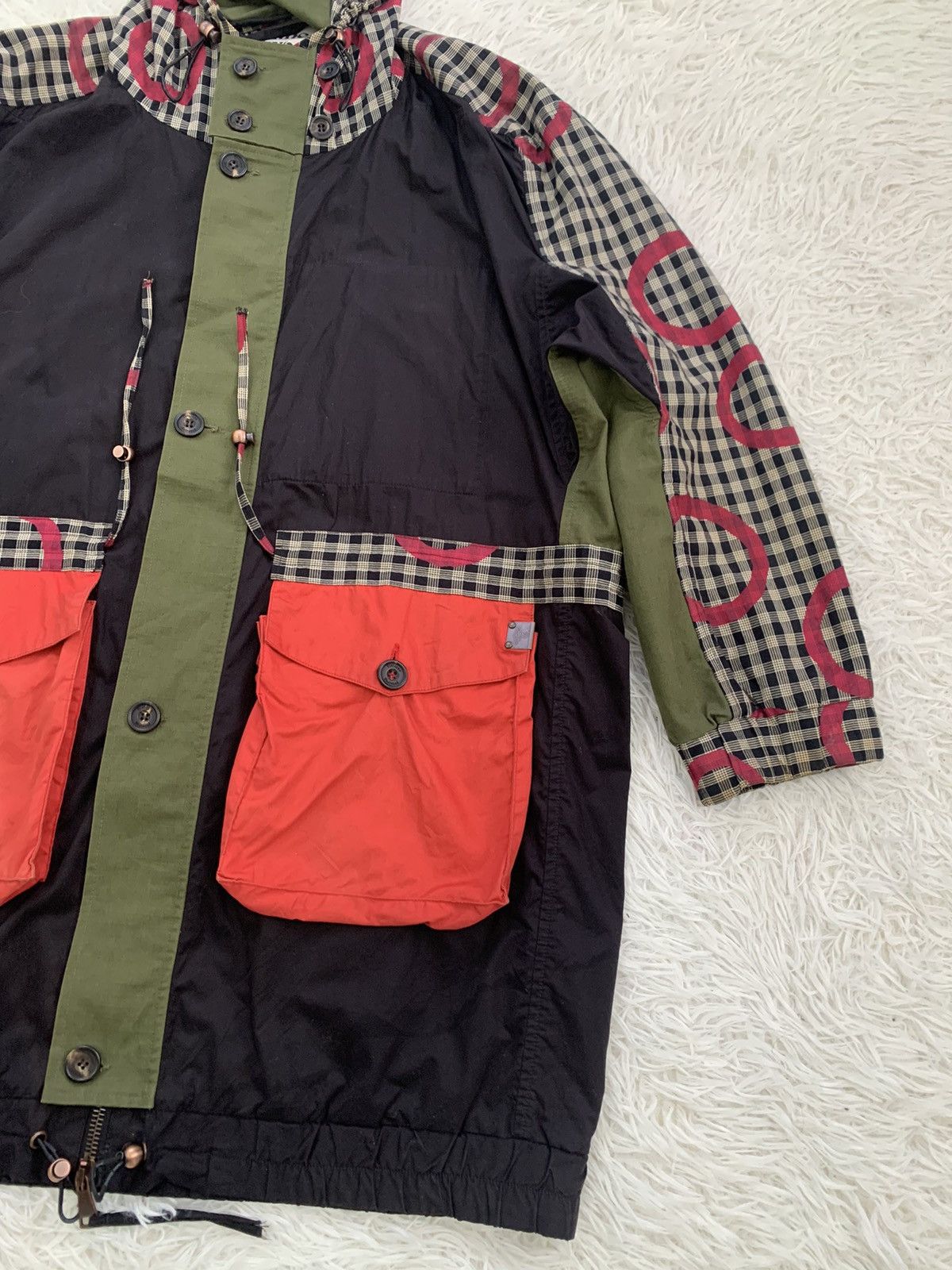 Vivienne Westwood Super Rare Vivienne Westwood Gingham Panel Coat Jacket Parka Size US L / EU 52-54 / 3 - 6 Thumbnail