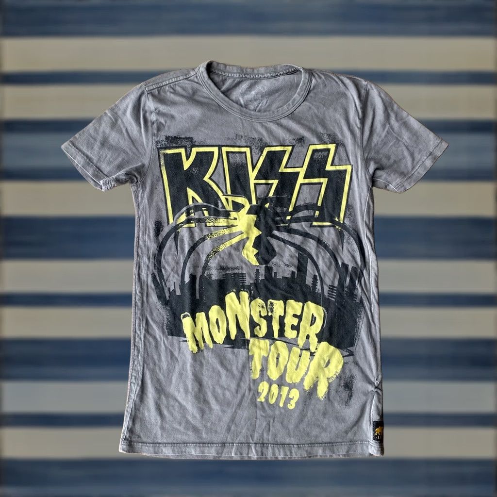 Vintage VINTAGE Y2K KISS Monster Tour 2013 Band T-Shirt Small Rock Grunge Shirt Mens Size US S / EU 44-46 / 1 - 1 Thumbnail