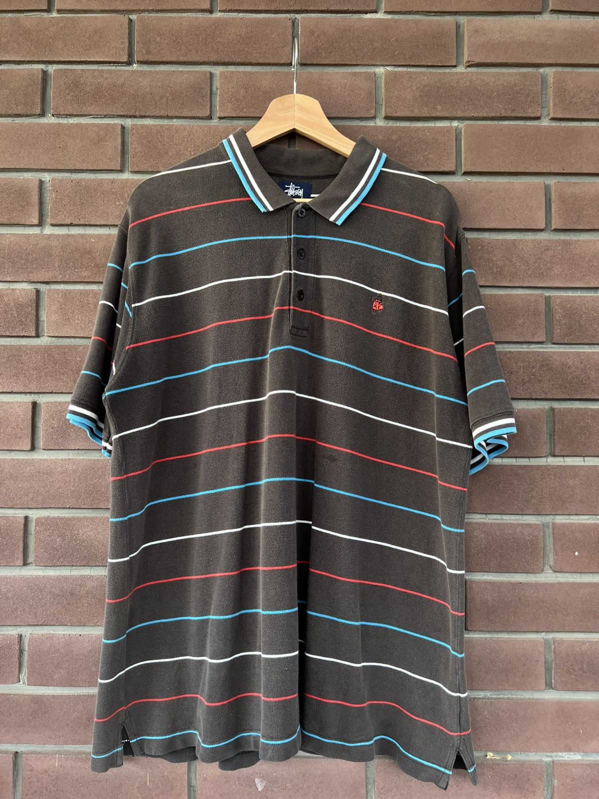 Stussy Vintage Stussy Vespa Polo T-Shirt Size US L / EU 52-54 / 3 - 1 Thumbnail