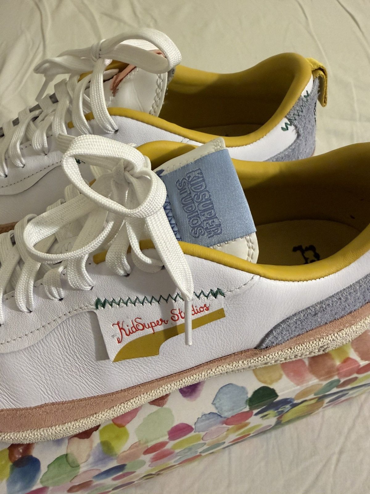 KidSuper × Puma Puma x KidSuper Oslo-City Sneakers White 10.5 Size US 10.5 / EU 43-44 - 3 Thumbnail