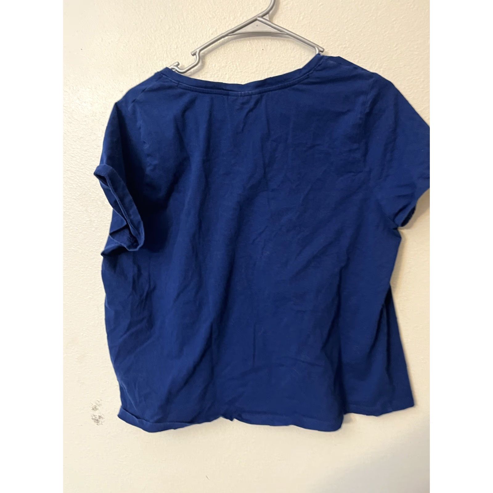 Vintage Style & Co T-Shirt Womens V-Neck Blue 1X Blue Style & Co V-Neck T-Shirt Women Plus 1X Blue 1X Womens Size XL / US 12-14 / IT 48-50 - 3 Thumbnail