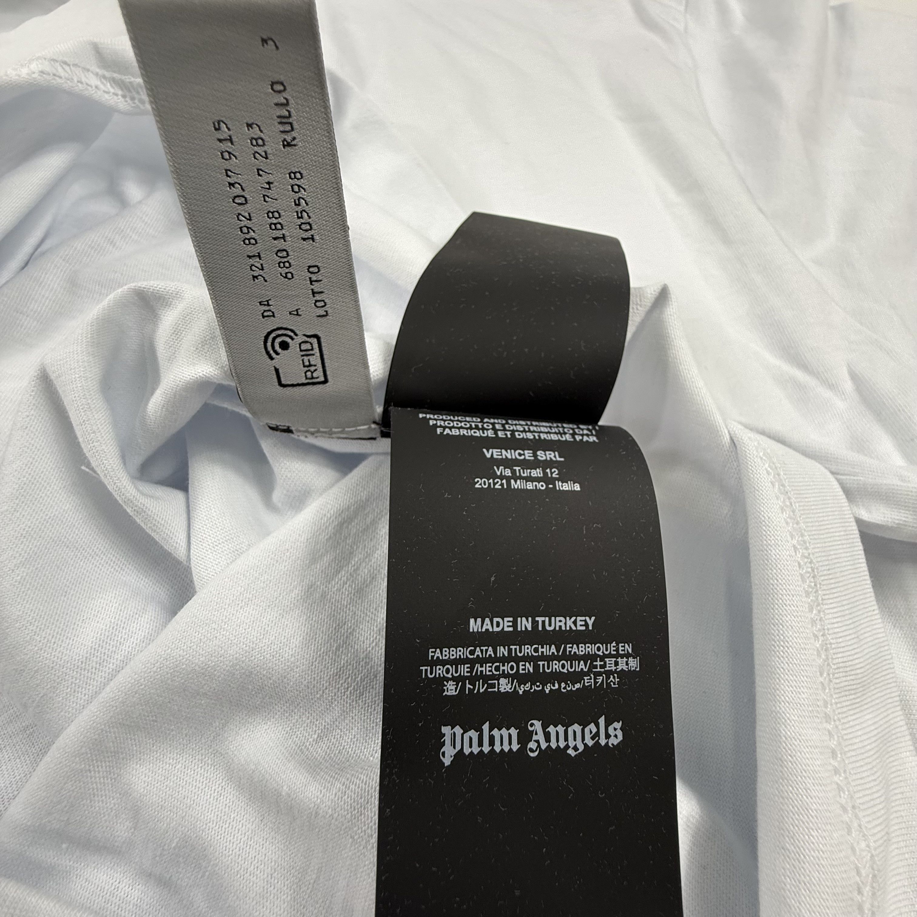 Palm Angels Palm Angels NY Monogram Spray Tee XL Mens T-Shirt Size US XL / EU 56 / 4 - 8 Thumbnail