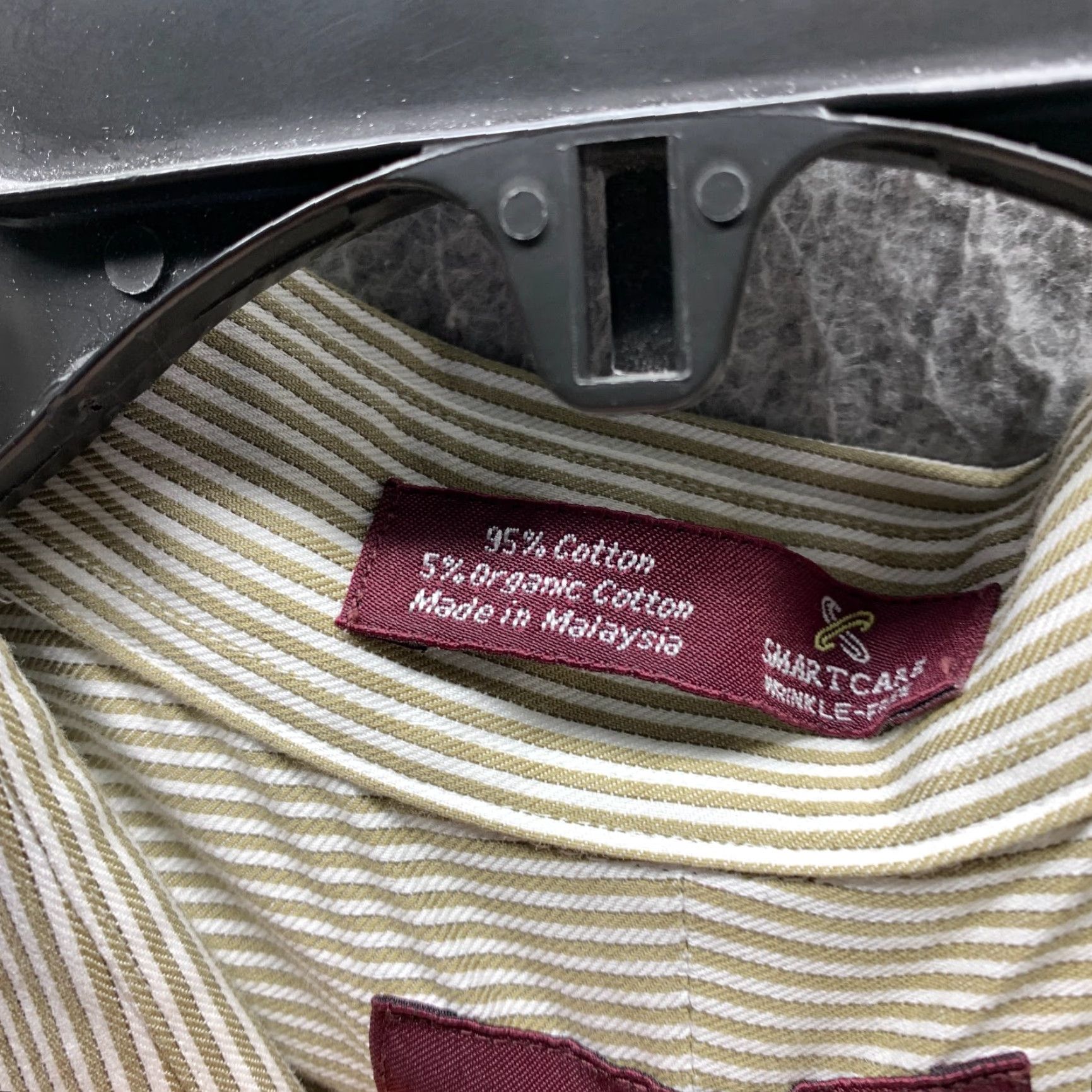 Nordstrom Nordstrom Shirt Adult 16 XL Brown White Casual Cotton Mens Button Up Size US L / EU 52-54 / 3 - 4 Thumbnail