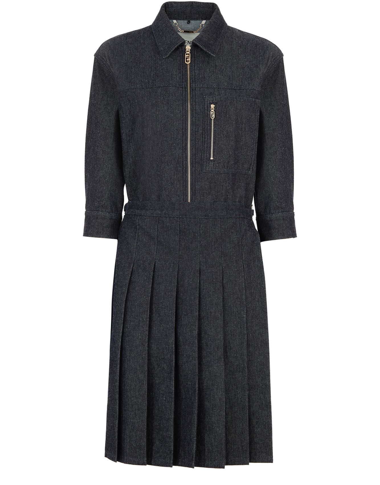 Fendi o1loc1c0824 Dress in Black Size M / US 6-8 / IT 42-44 - 1 Thumbnail