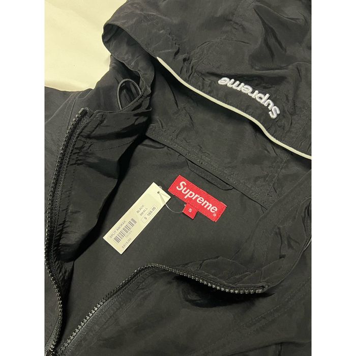 Supreme split hot sale anorak black