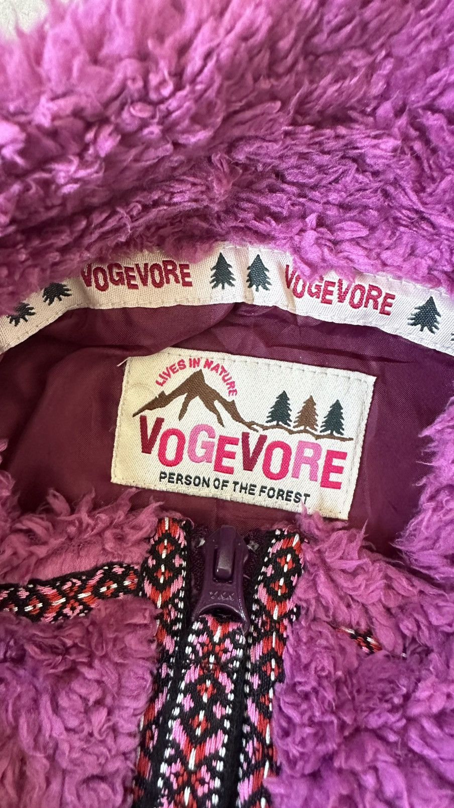 Vintage VINTAGD VOGEVORE FLEECE JACKET Size US M / EU 48-50 / 2 - 8 Thumbnail