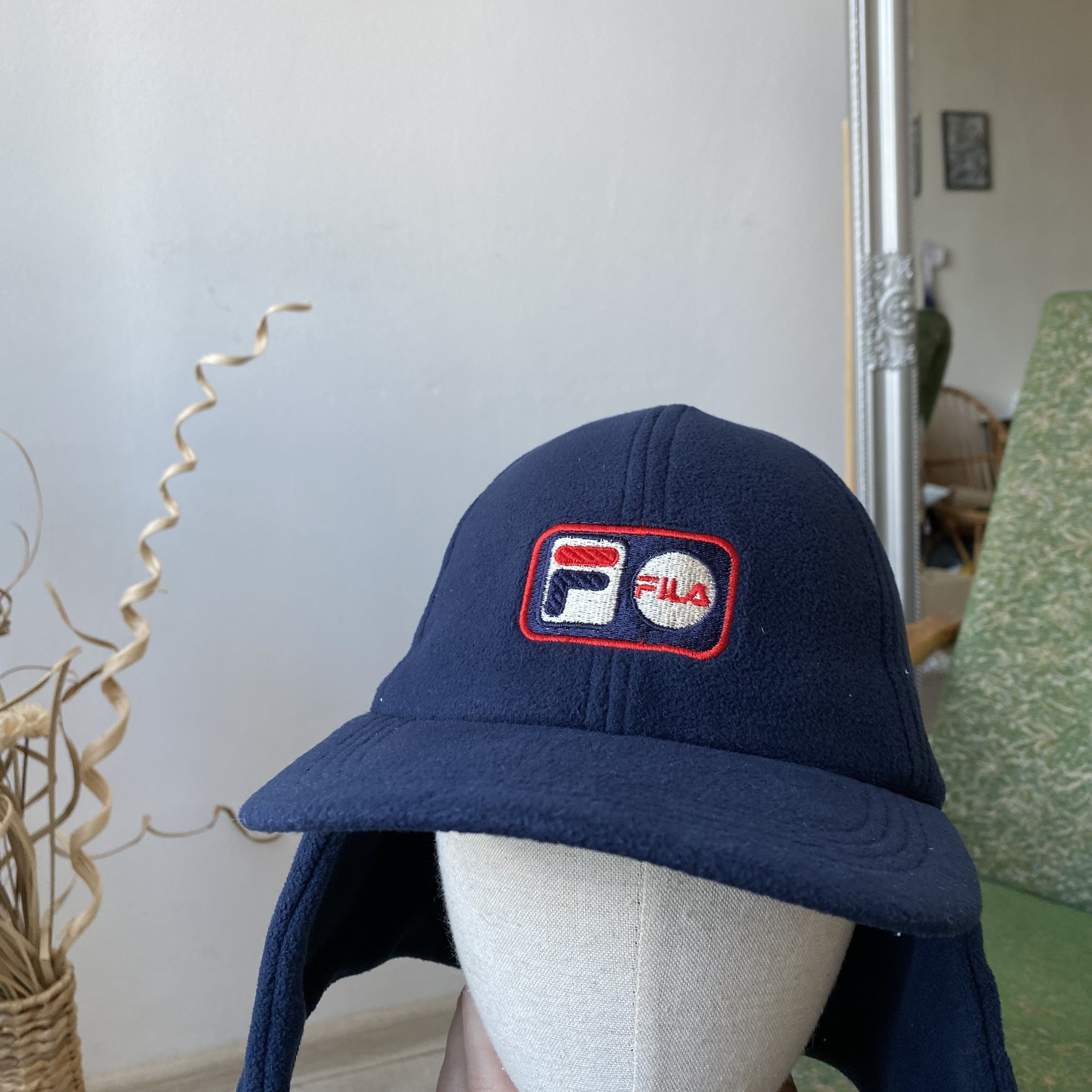 Fila ❄️ Vintage 90s Fleece Fila cap outdoor style Dad hat Size ONE SIZE - 5 Thumbnail