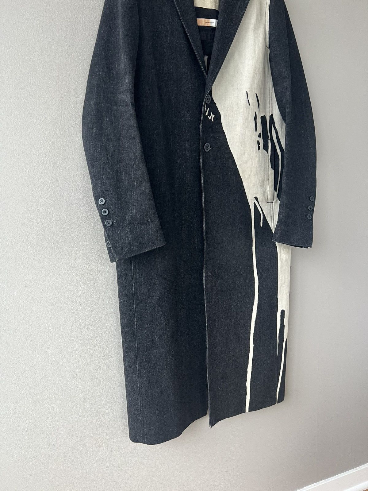 Rick Owens FW16 MASTODON Vomit Moreau Denim Coat Size US M / EU 48-50 / 2 - 3 Thumbnail