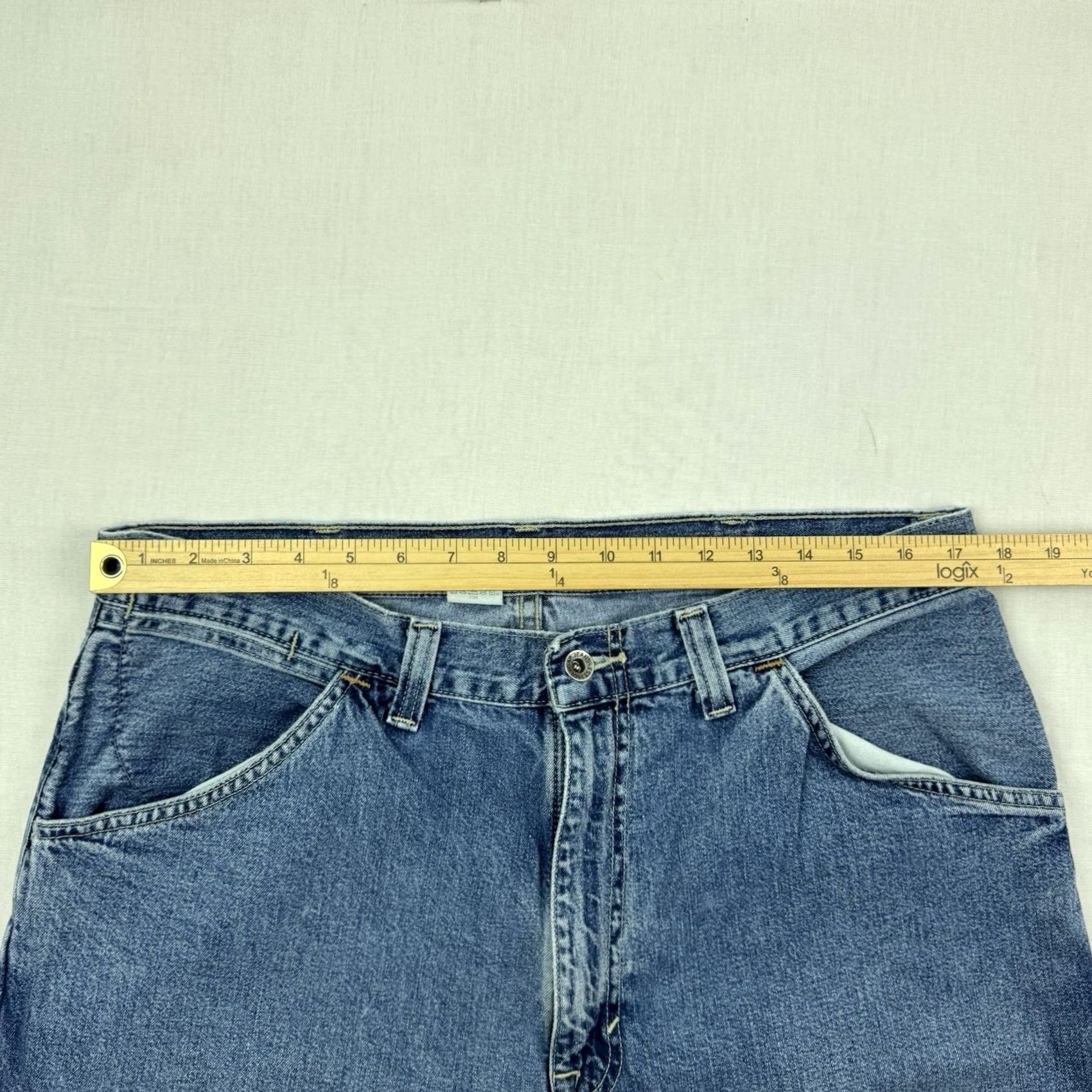 Gap VINTAGE Gap Jeans Adult 36x34 Relaxed Denim Cotton Blue 90s Grunge Y2K Hipster USA 90s Mens Jeans Size US 36 / EU 52 - 5 Thumbnail