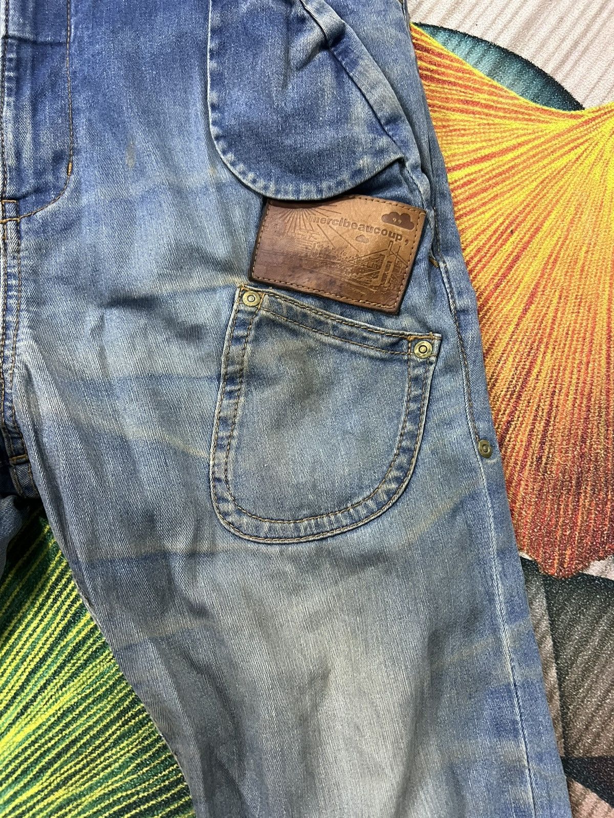 Issey Miyake × mercibeaucoup Mercibeaucoup Rusty Denim w29 Size US 29 - 3 Thumbnail