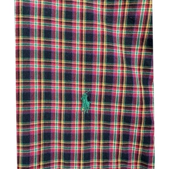 Ralph Lauren Ralph Lauren Shirt Adult Large Black Multi Tartan Plaid Classic Button Down Mens Size US L / EU 52-54 / 3 - 6 Thumbnail