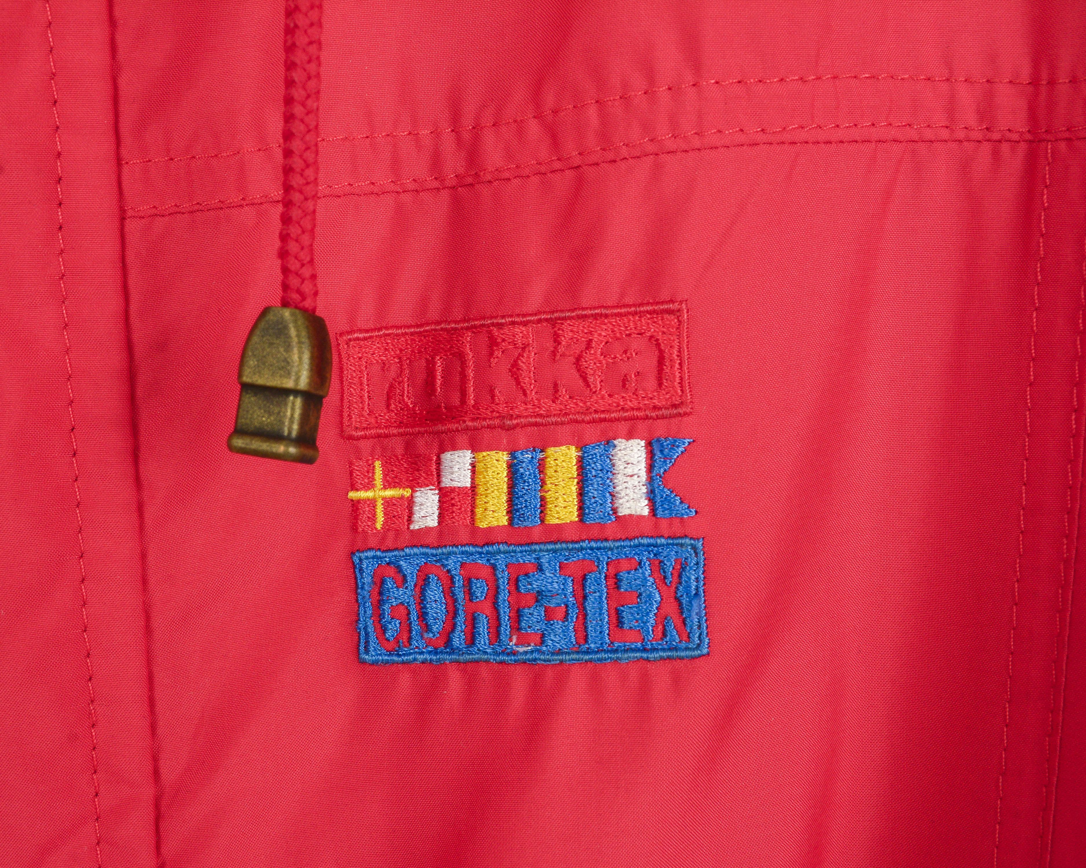Goretex Gore-Tex Men S Jacket Hooded Waterproof Hiking Walking Red Size US S / EU 44-46 / 1 - 3 Thumbnail