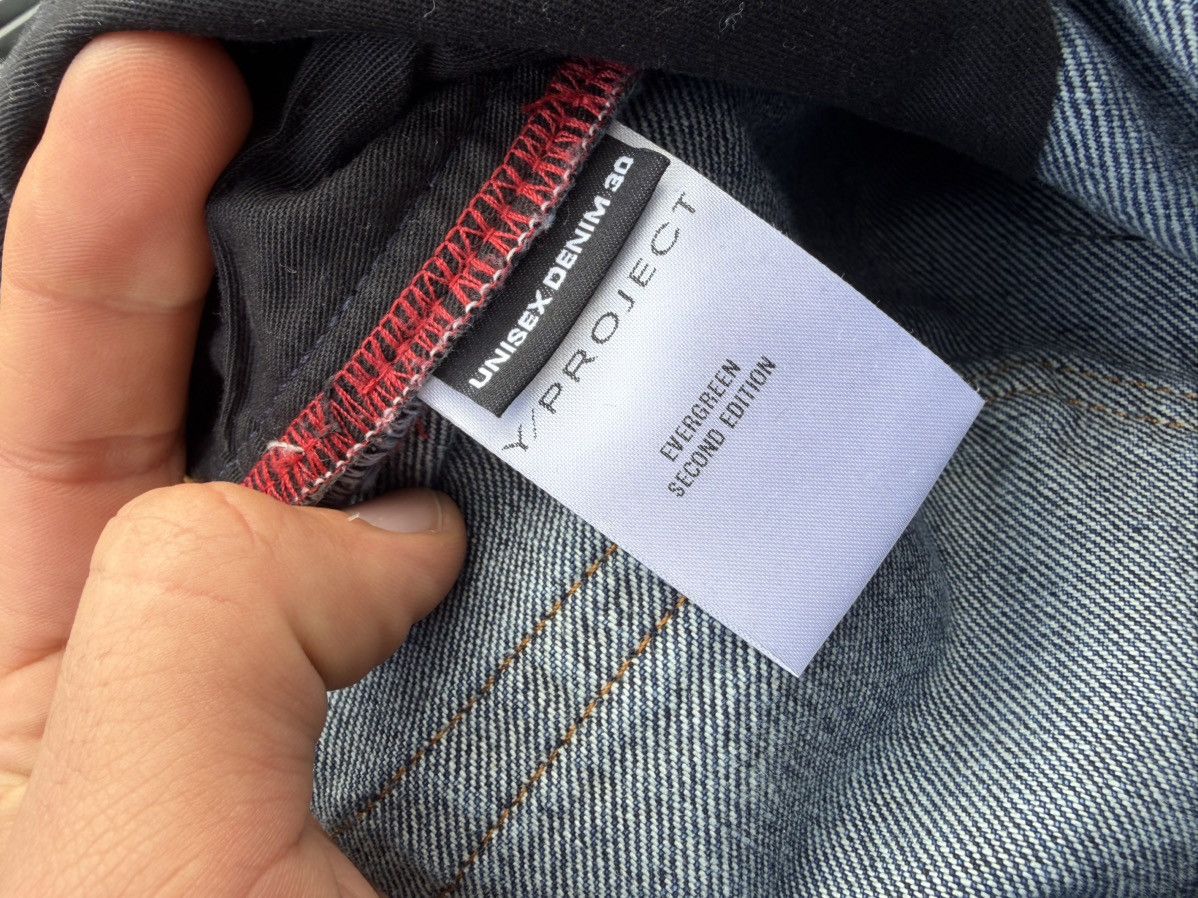 Y/Project Y/Project Peep Show Stone Washed Denim Unisex Jeans Size US 30 / EU 46 - 16 Thumbnail