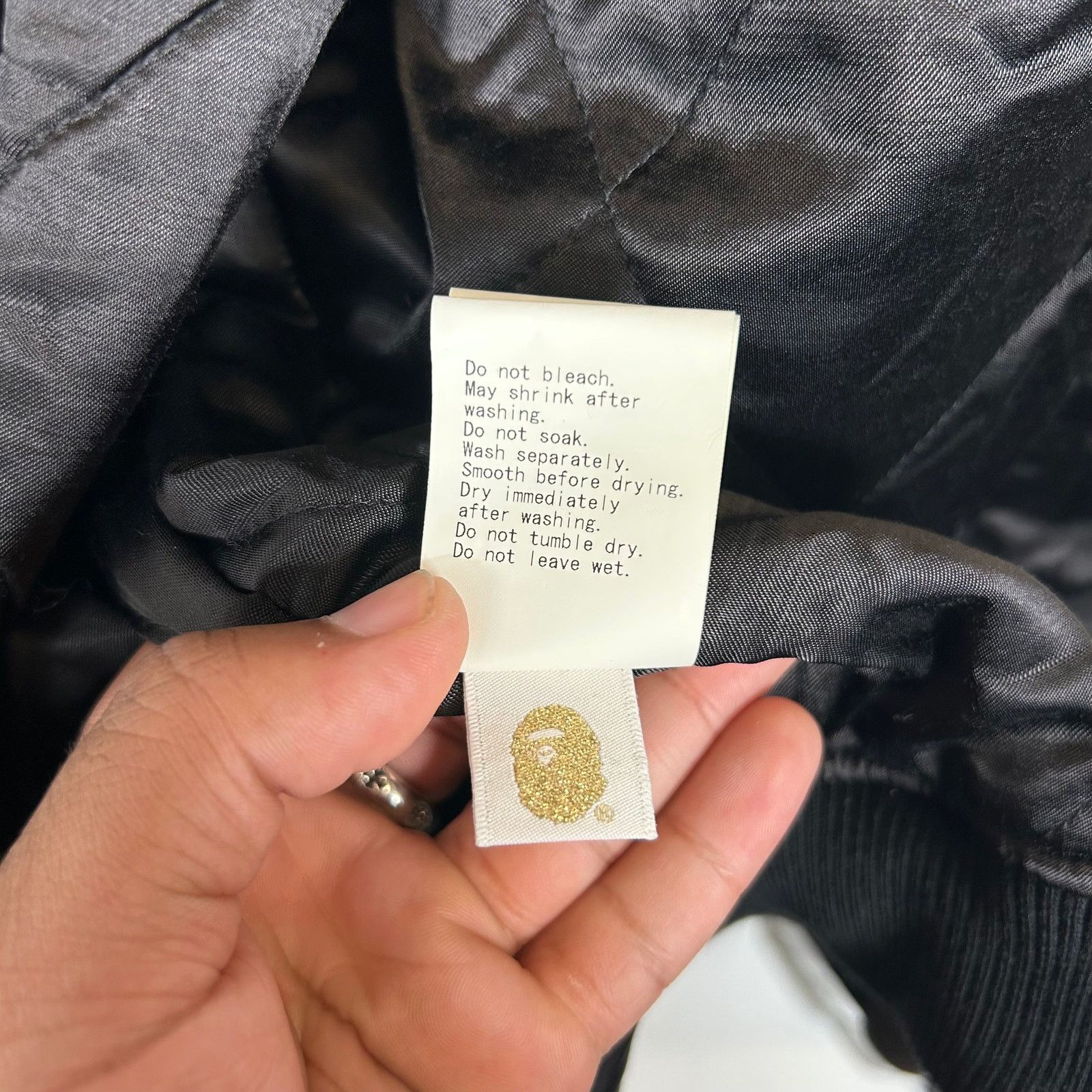 Bape × Mastermind Japan Bape x Mastermind Black Souvenir Jacket Size XXL Size US XXL / EU 58 / 5 - 9 Thumbnail