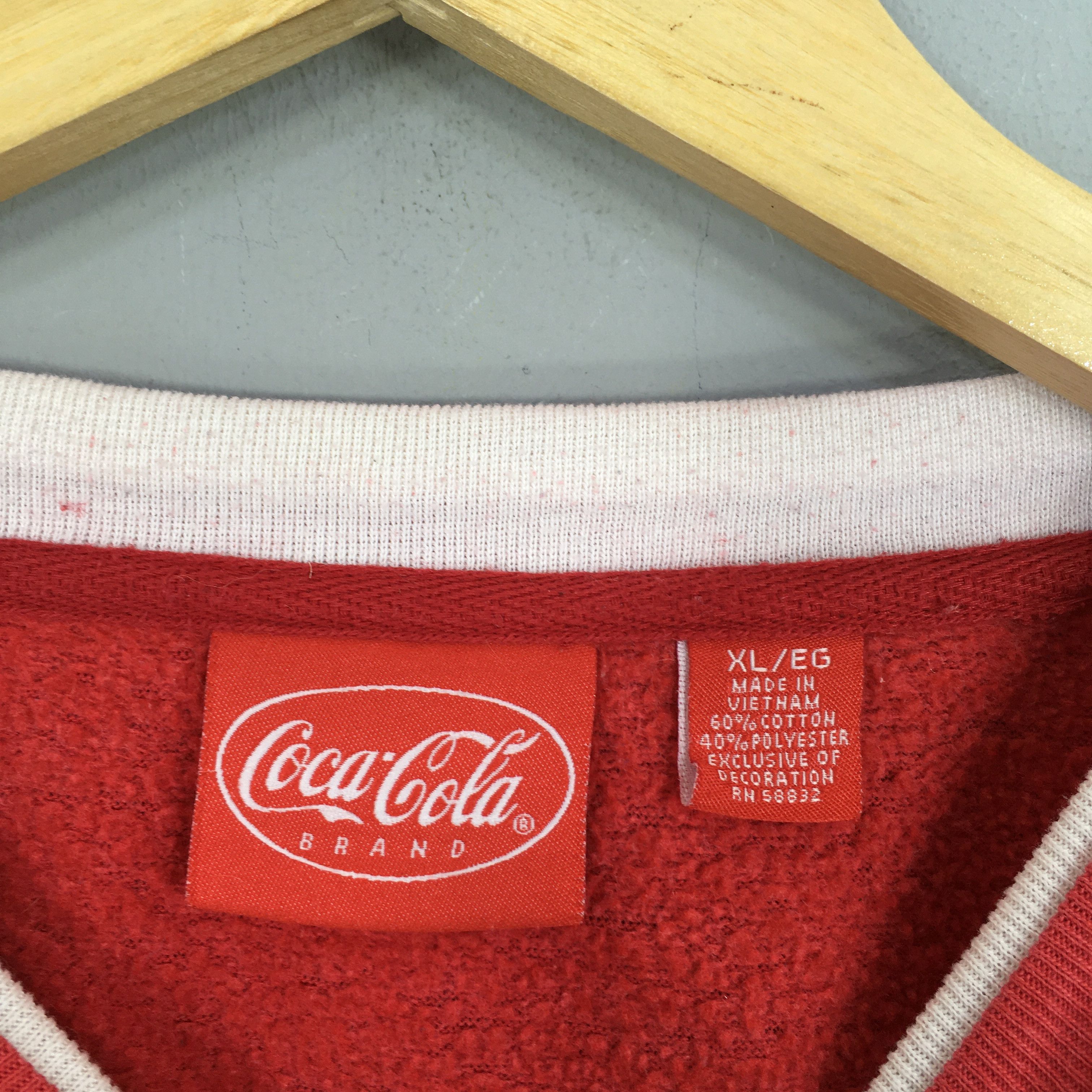 Coca Cola × Vintage Vintage Coca Cola Carbonated Drink Sweatshirt XLarge Size US XL / EU 56 / 4 - 5 Thumbnail