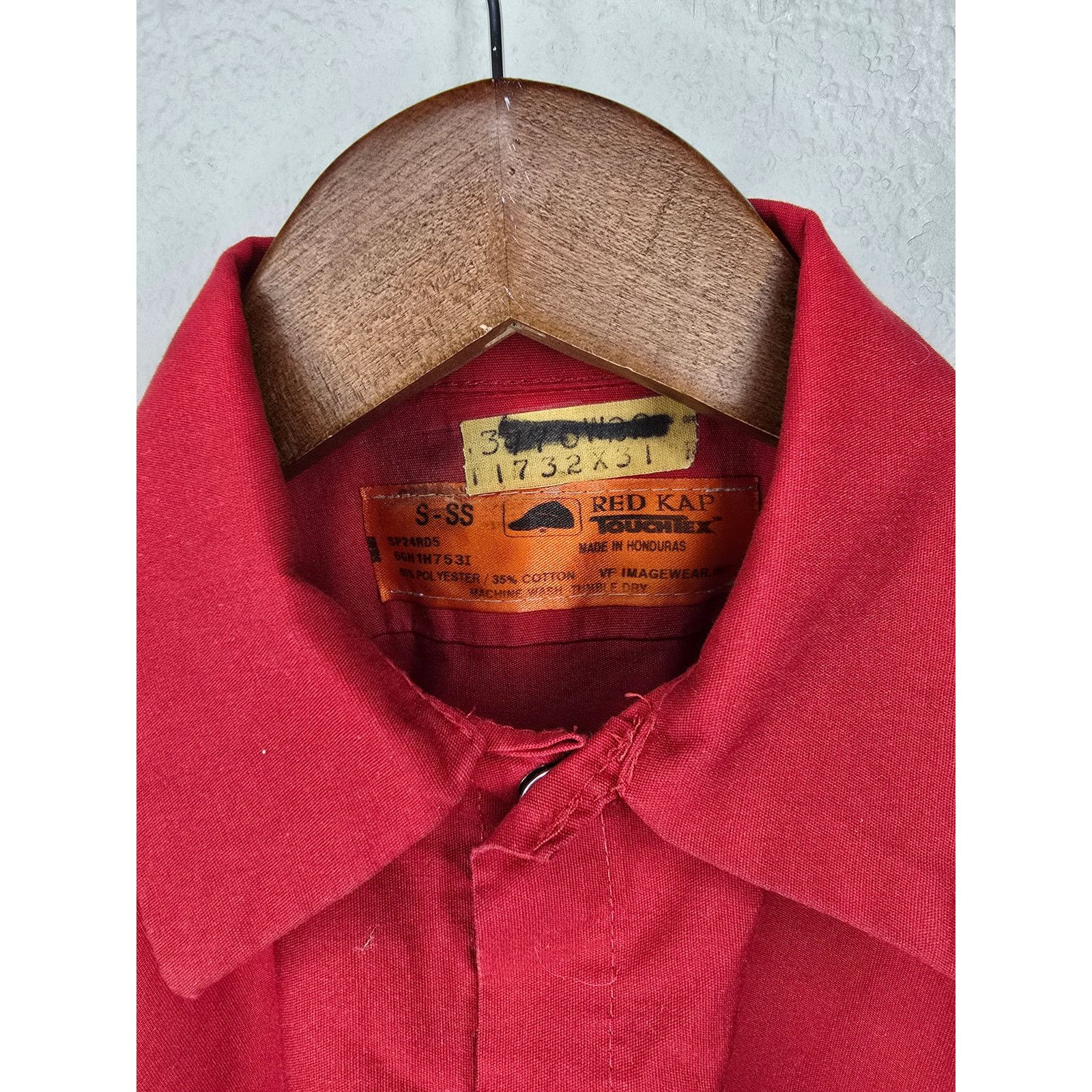 Vintage Vintage Red Kap Button Down L Red Workwear Pocket Shirt Size US L / EU 52-54 / 3 - 7 Thumbnail