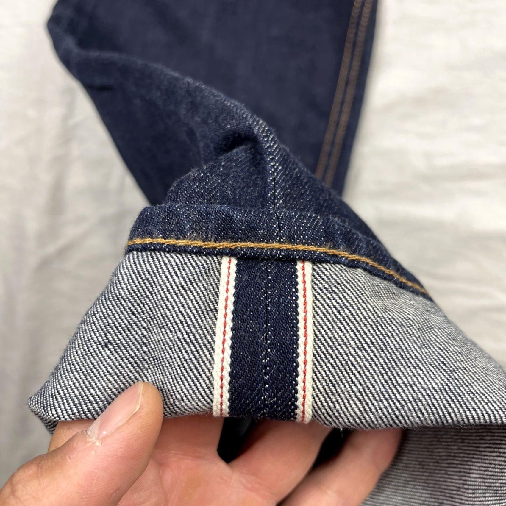 The Hundreds The Hundreds Selvedge Jeans Slim 34 Blue Denim Pants Straight Mens 34 Jeans Dark Denim Pants City Hip Hop 90s Mens Size US 34 / EU 50 - 5 Thumbnail