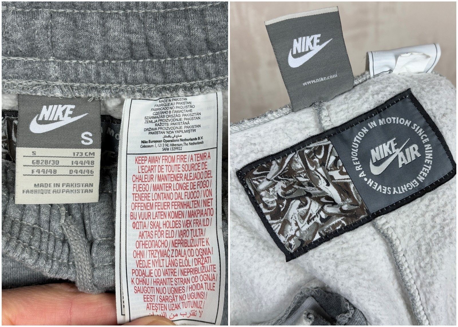 Nike Vintage Nike Air Logo Baggy Sweatpants Fleece US/UK 28-30 Size US 30 / EU 46 - 5 Thumbnail
