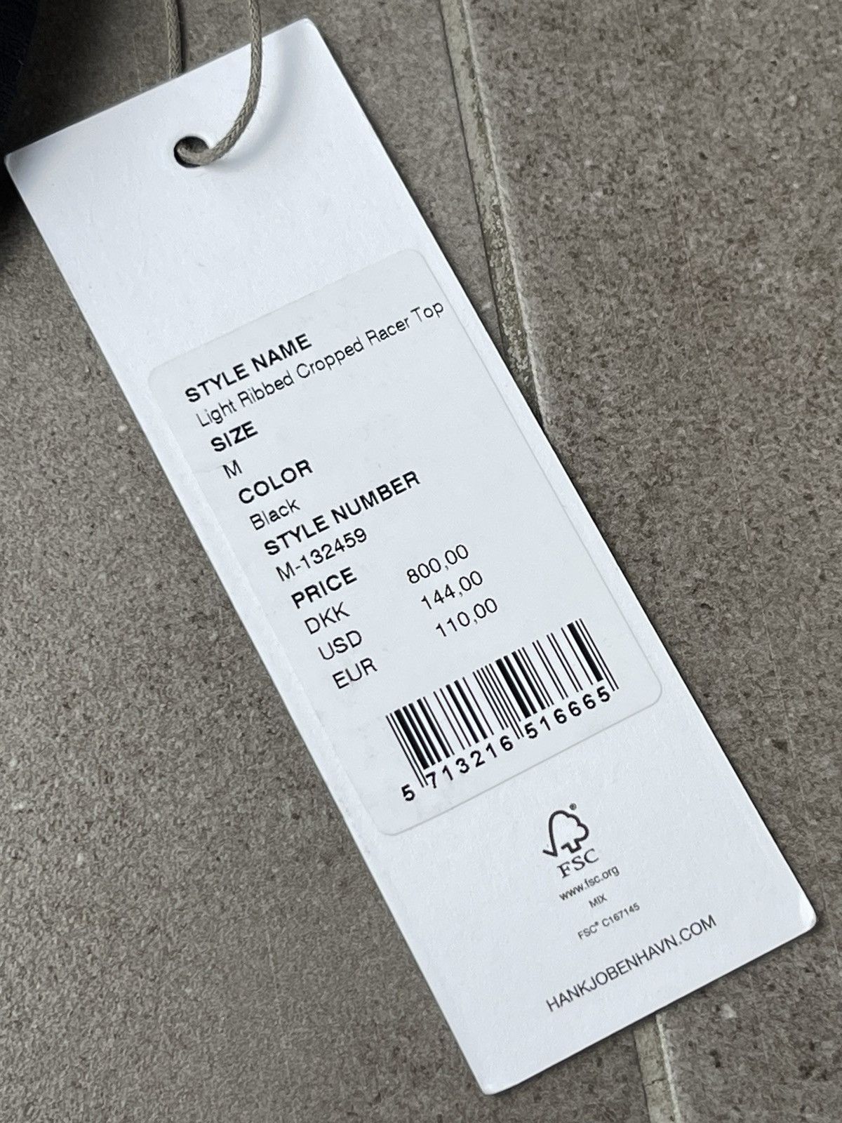 Han Kjobenhavn !DS! SS23 Han Kjobenhavn Light Ribbed Cropped Racer Top Size M / US 6-8 / IT 42-44 - 22 Thumbnail