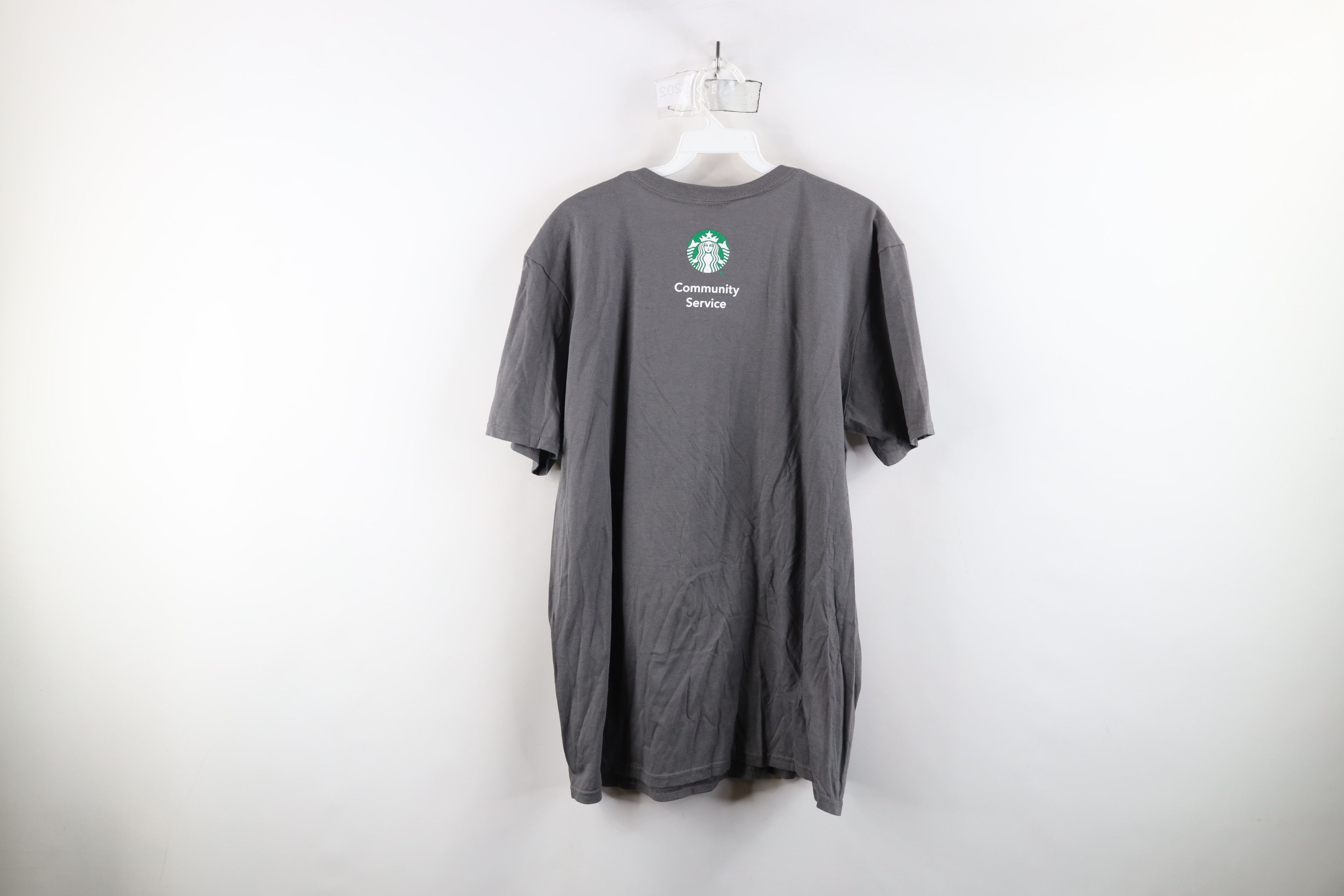 Vintage Starbucks Coffee Good Things Are Happening V-Neck T-Shirt Size L / US 10 / IT 46 - 12 Thumbnail