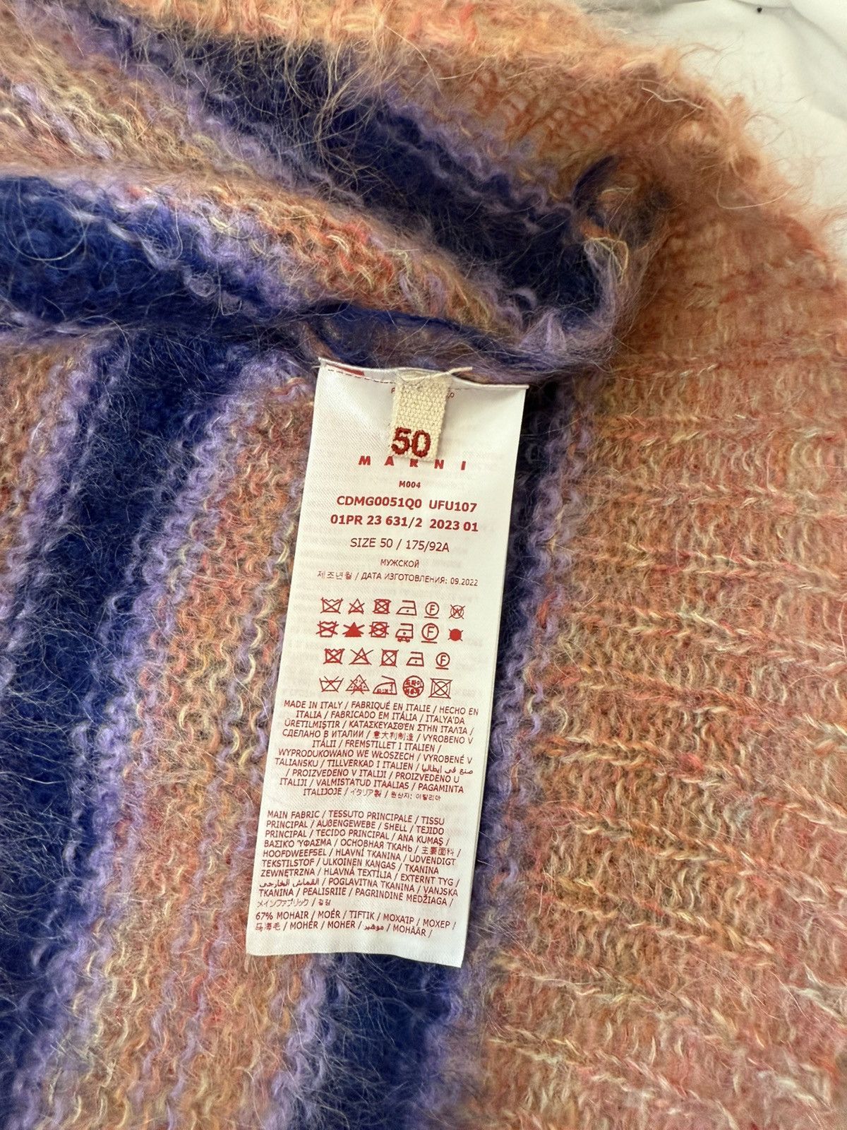 Marni Marni Fuzzy Wuzzy Mohair Cardigan Size US M / EU 48-50 / 2 - 4 Thumbnail