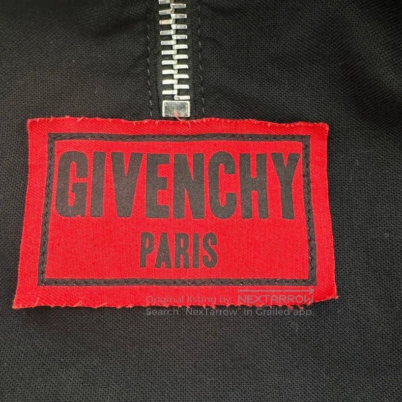 Givenchy Givenchy Black Labeled Logo Semi-zip Windbreaker Size US M / EU 48-50 / 2 - 5 Thumbnail