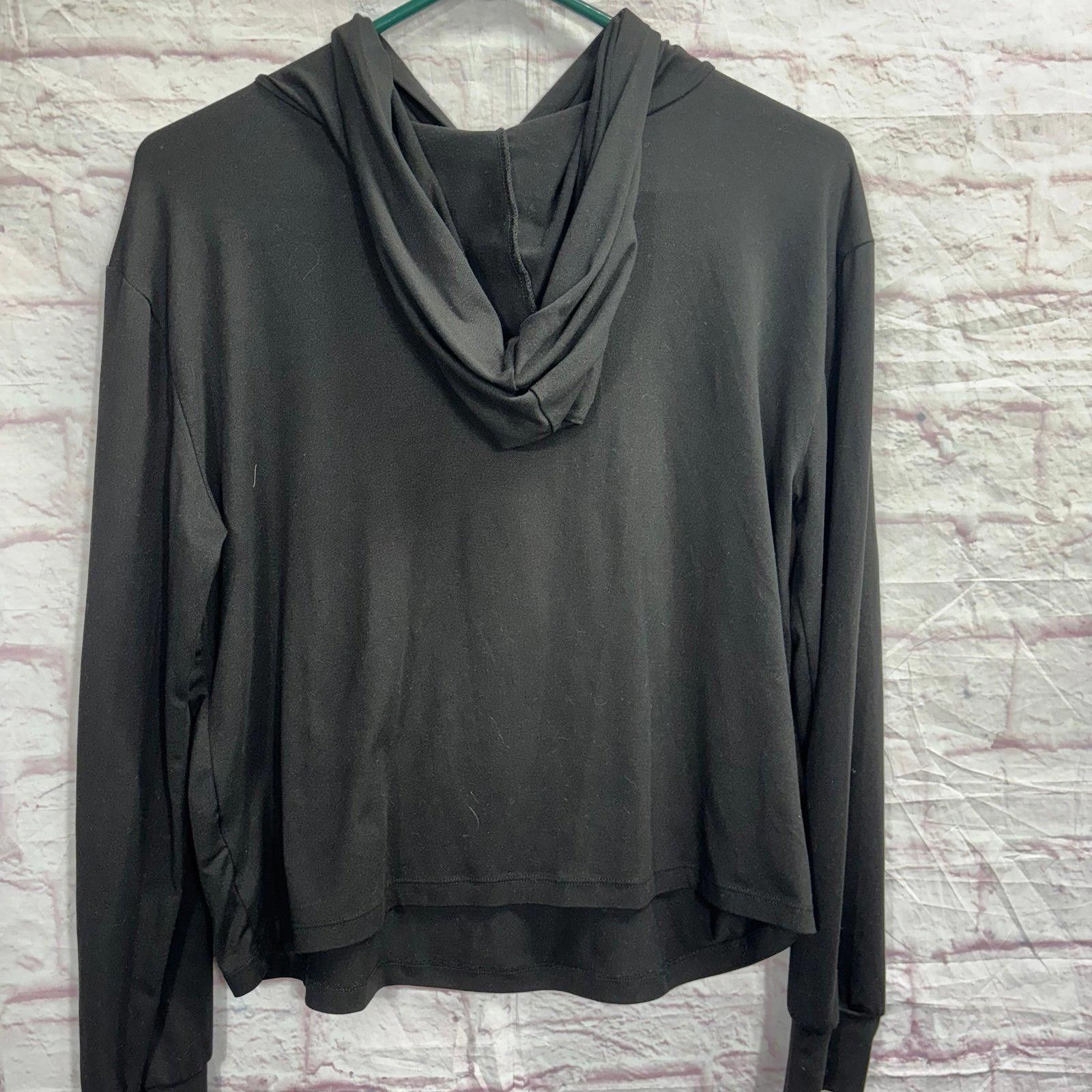 Forever 21 Forever 21 Black Long Sleeve Hoodie Women’s Small Size S / US 4 / IT 40 - 4 Thumbnail
