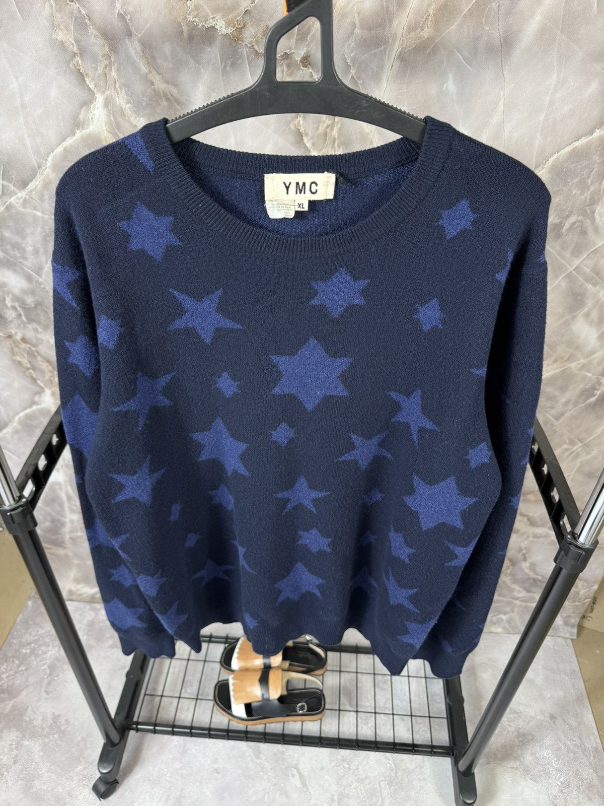 Vintage Vintage You Must Create Stars Wool Y2k Sweater Size US XL / EU 56 / 4 - 2 Thumbnail