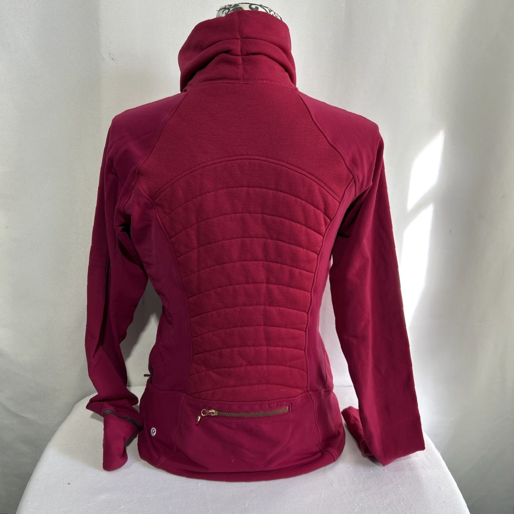 Lululemon VINTAGE Lululemon Snuggle Zip Up Jacket Women’s Sz Medium 8 Multi Pockets Pink Shirt Womens 8 Pink Size M / US 6-8 / IT 42-44 - 6 Thumbnail